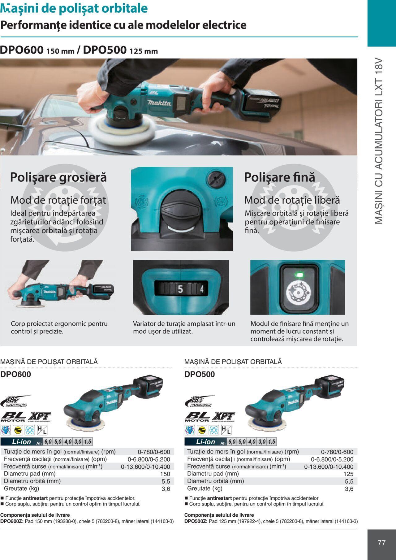 makita - Makita catalog - Mașini Profesionale de joi 01.02.2024 - page: 77