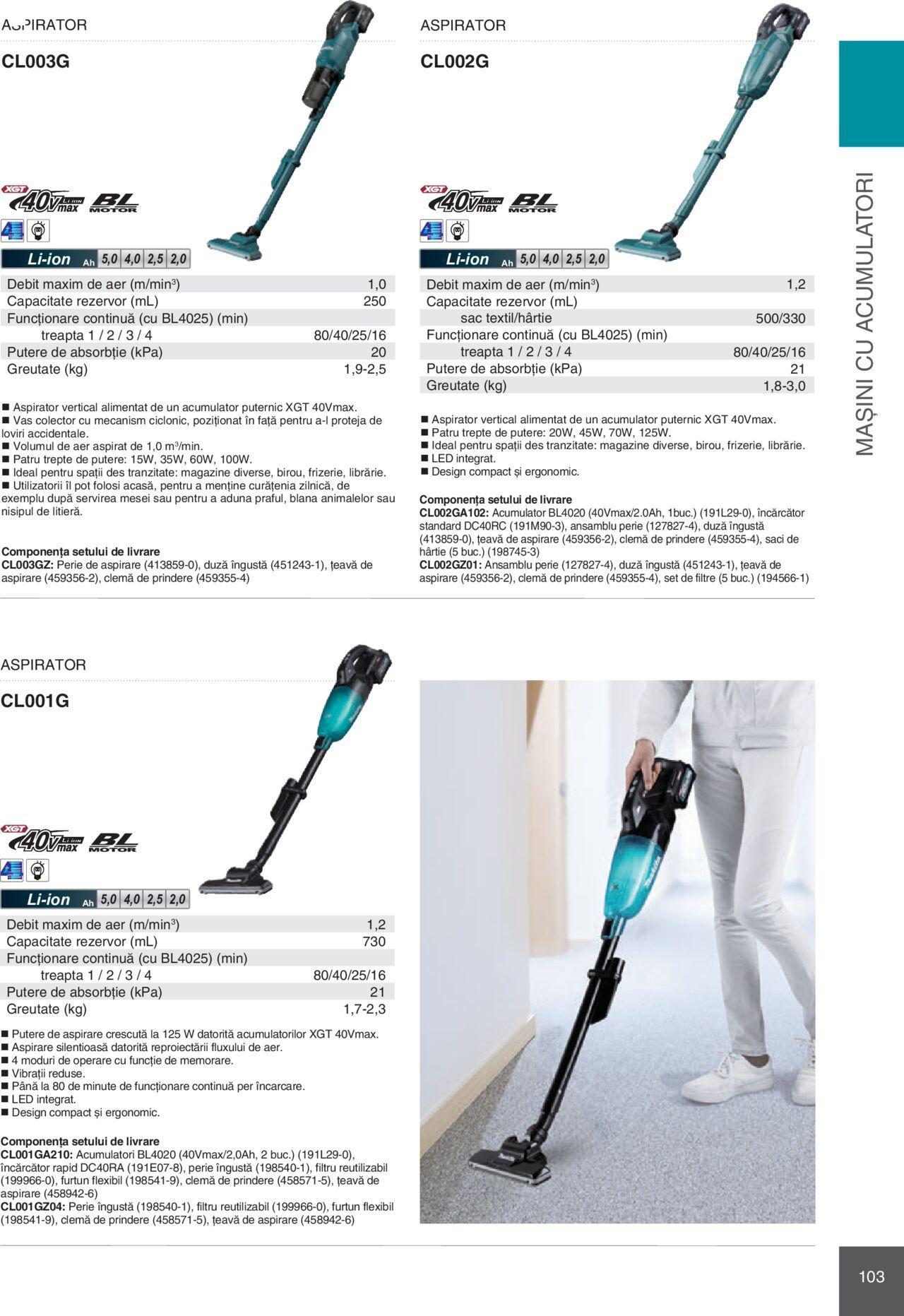 makita - Makita catalog - Mașini Profesionale de joi 01.02.2024 - page: 103