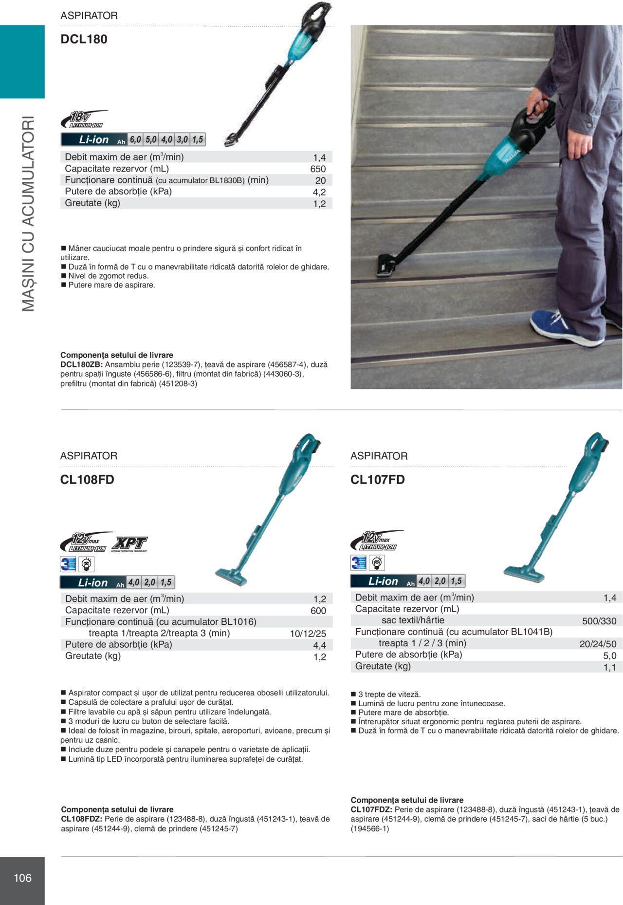 makita - Makita catalog - Mașini Profesionale de joi 01.02.2024 - page: 106