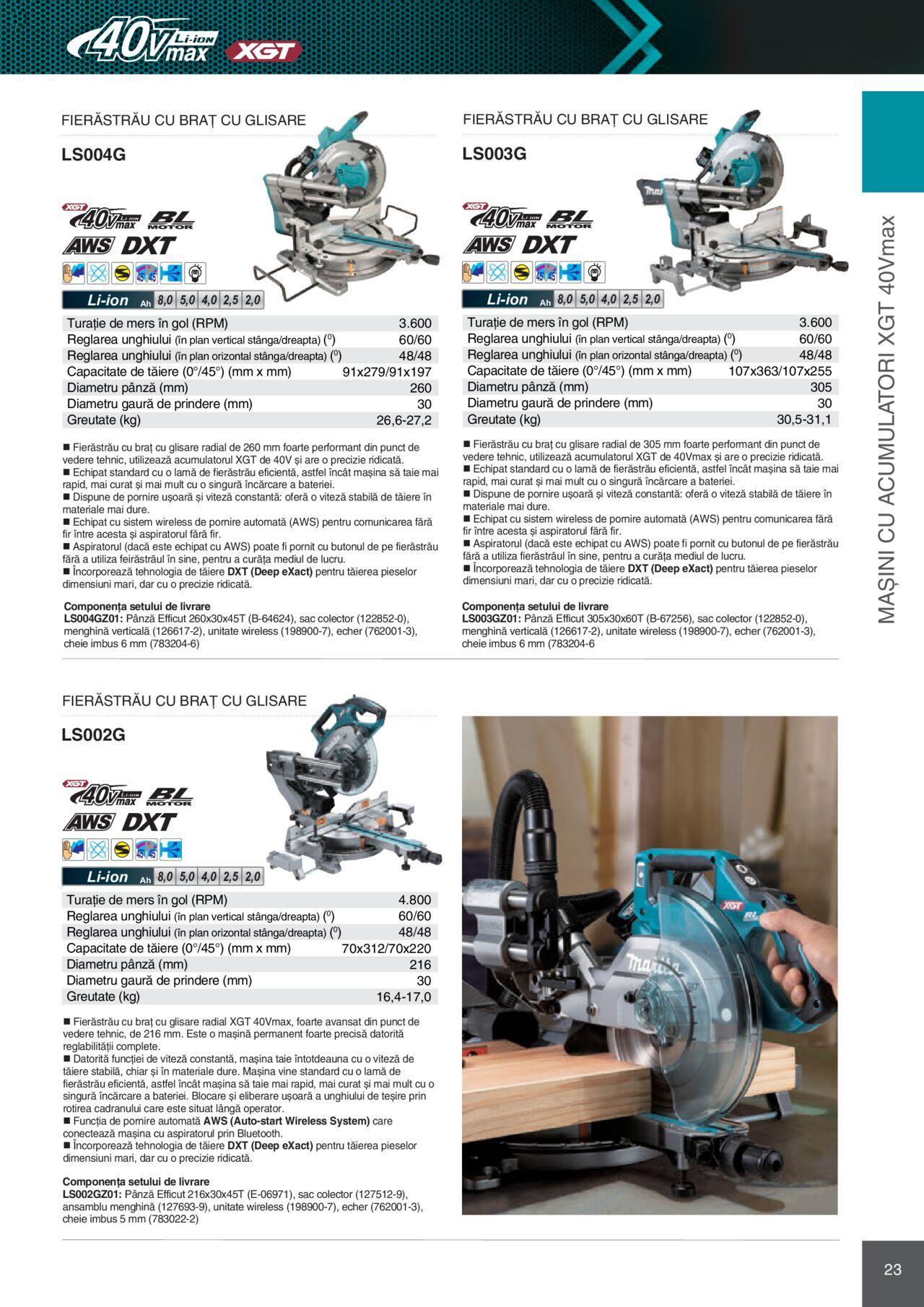 makita - Makita catalog - Mașini Profesionale de joi 01.02.2024 - page: 23