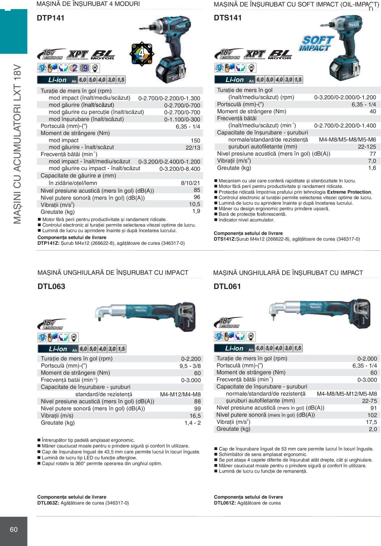 makita - Makita catalog - Mașini Profesionale de joi 01.02.2024 - page: 60