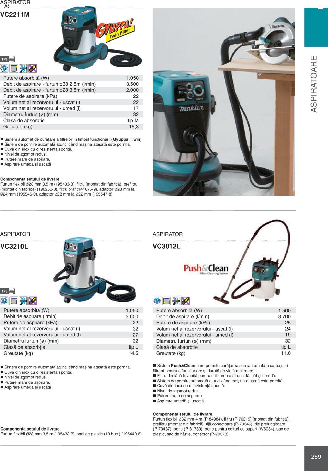 makita - Makita catalog - Mașini Profesionale de joi 01.02.2024 - page: 259