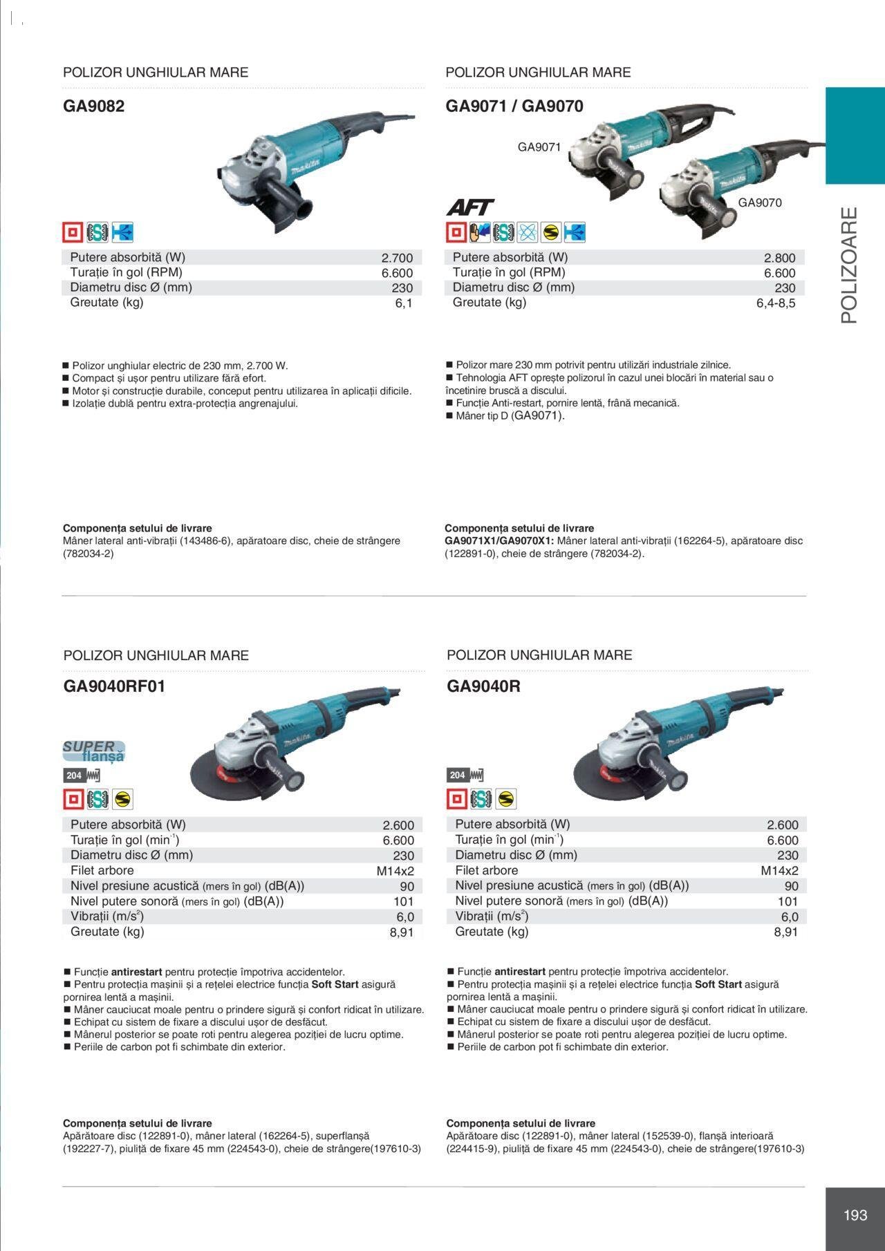 makita - Makita catalog - Mașini Profesionale de joi 01.02.2024 - page: 193