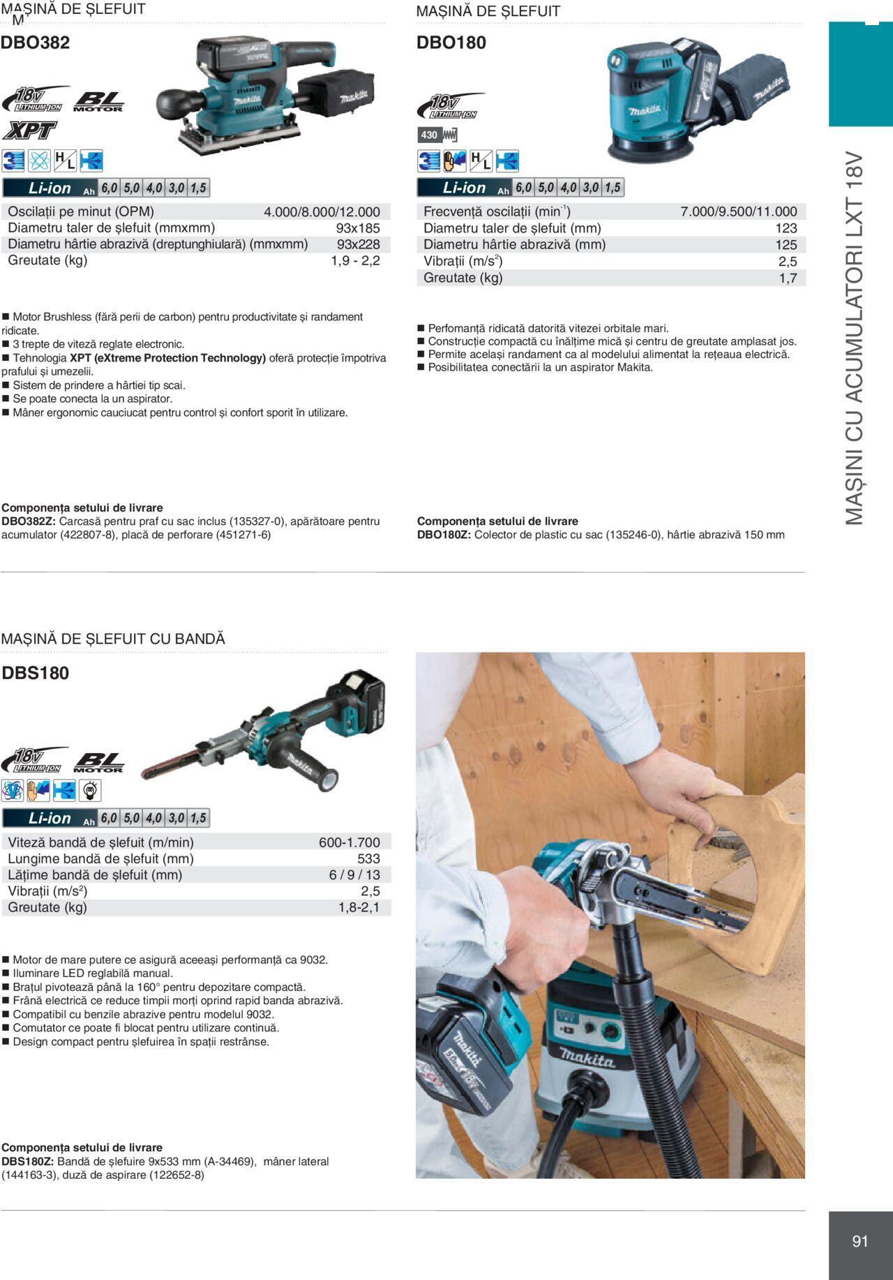 makita - Makita catalog - Mașini Profesionale de joi 01.02.2024 - page: 91