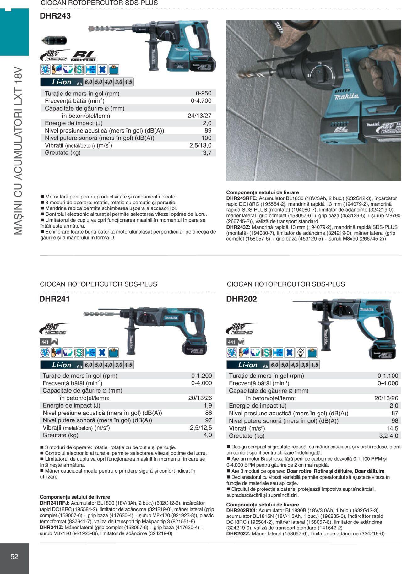 makita - Makita catalog - Mașini Profesionale de joi 01.02.2024 - page: 52