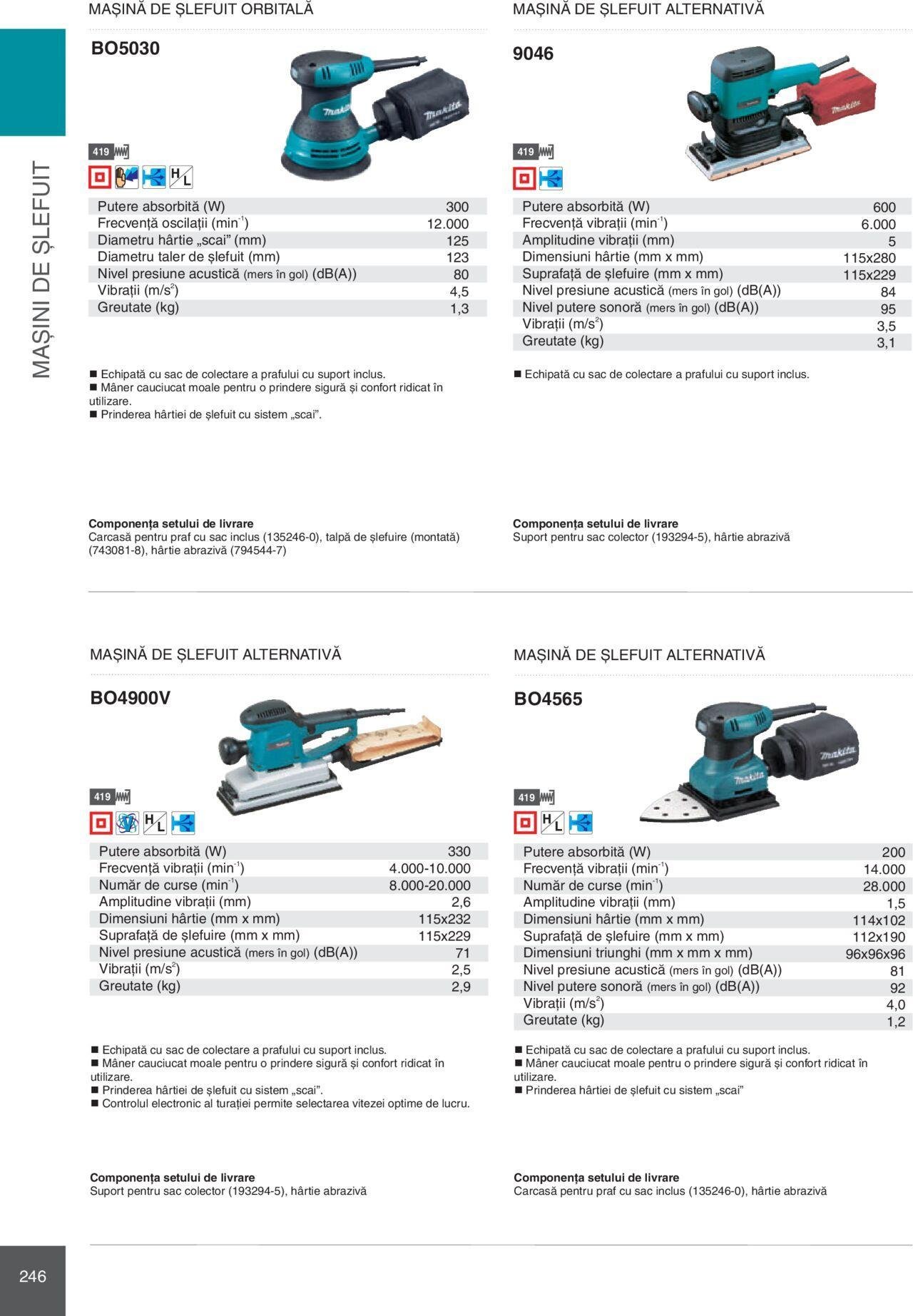 makita - Makita catalog - Mașini Profesionale de joi 01.02.2024 - page: 246