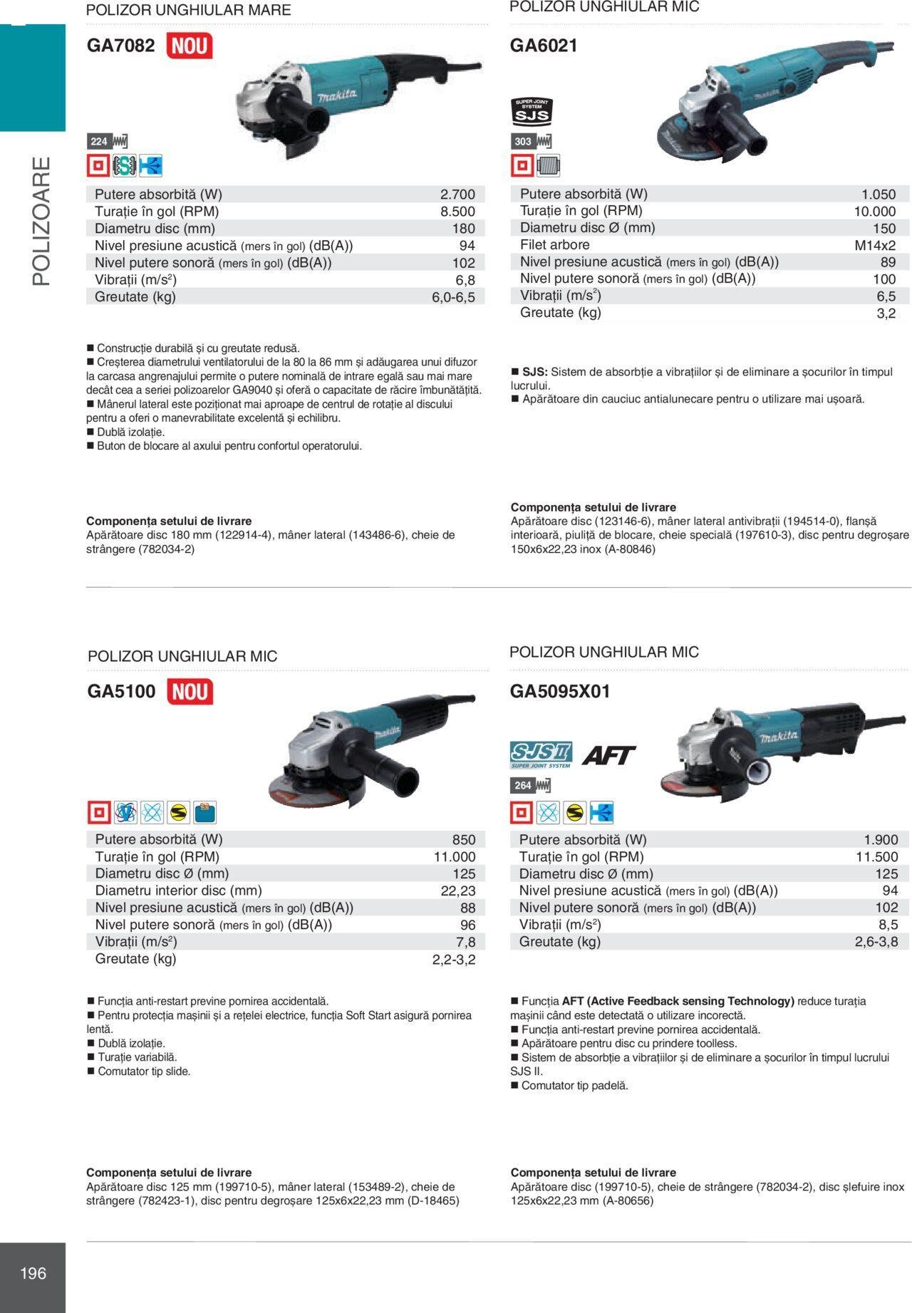 makita - Makita catalog - Mașini Profesionale de joi 01.02.2024 - page: 196