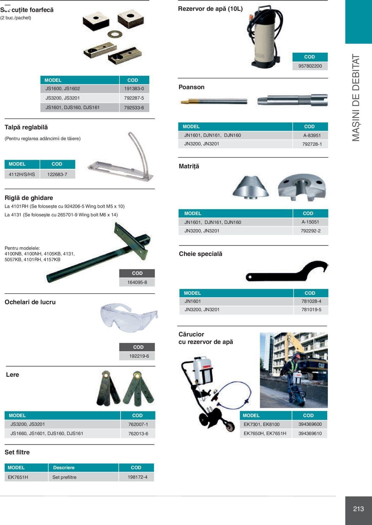 makita - Makita catalog - Mașini Profesionale de joi 01.02.2024 - page: 213