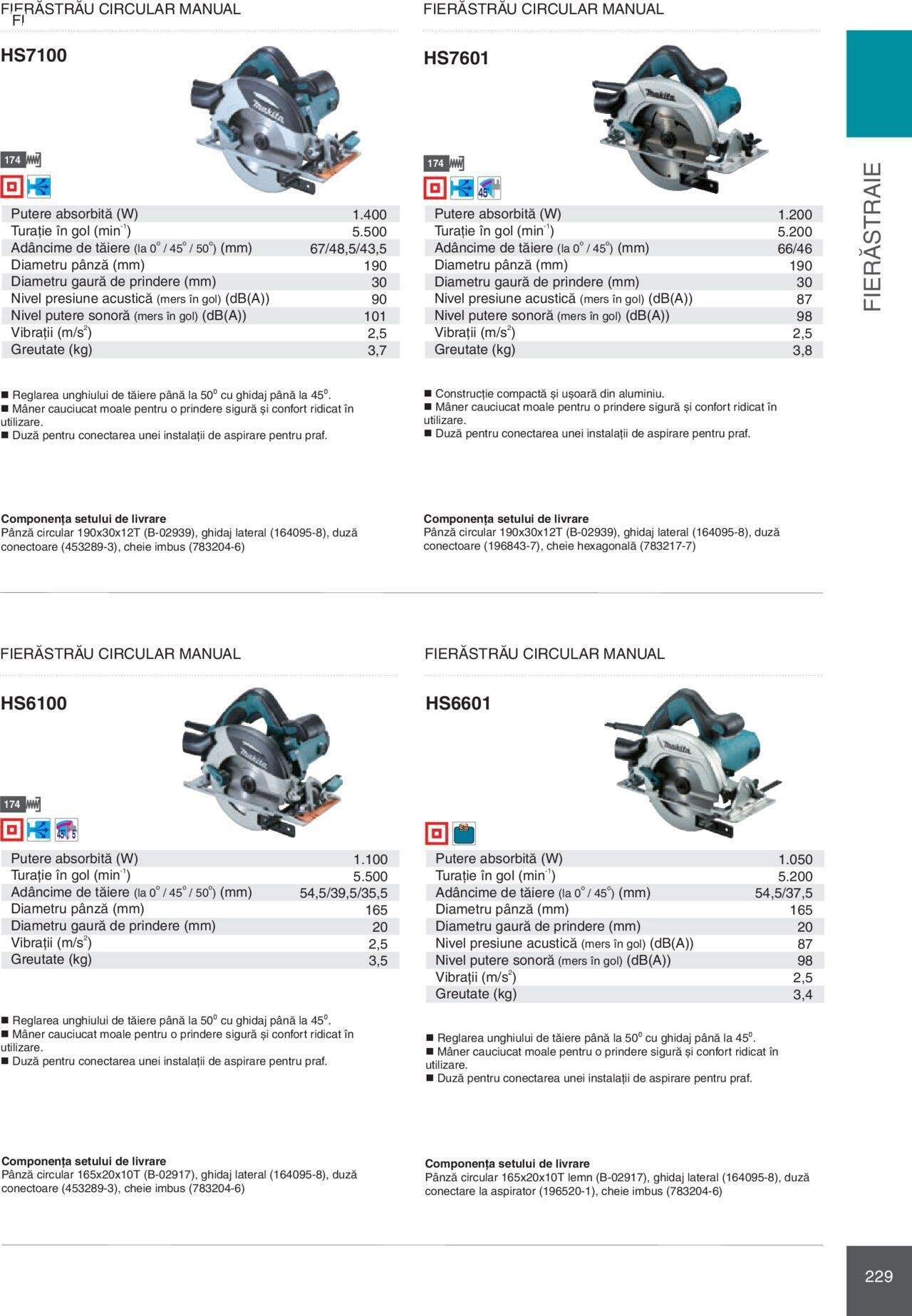 makita - Makita catalog - Mașini Profesionale de joi 01.02.2024 - page: 229