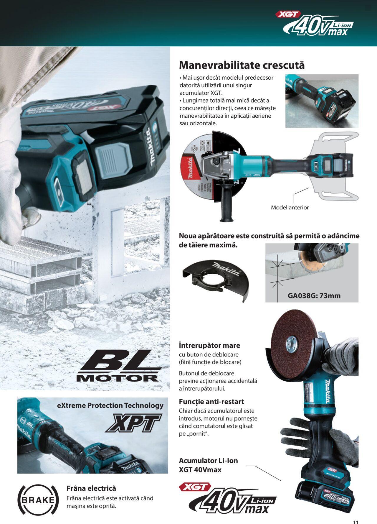 makita - Makita catalog - Masini profesionale Makita XGT de joi 20.06.2024 - page: 11