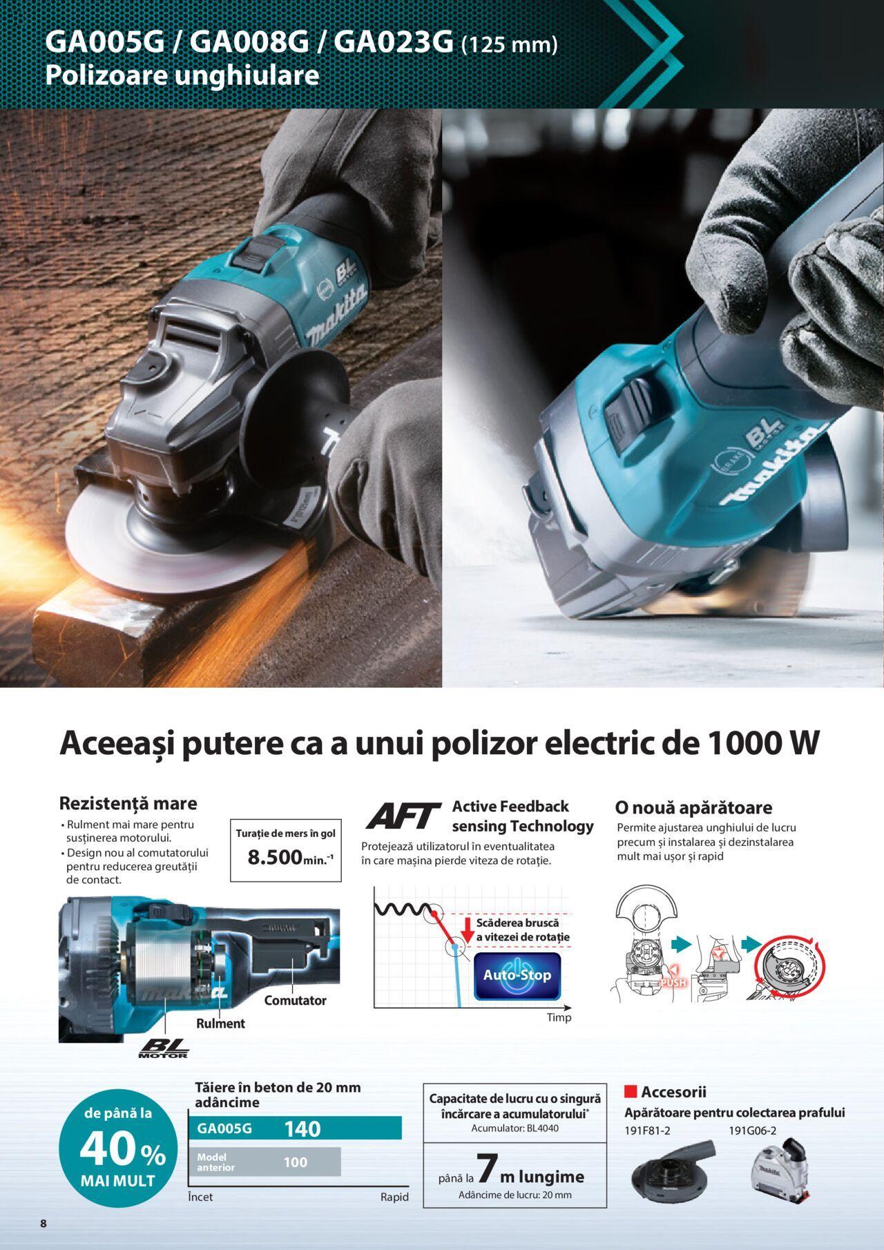 makita - Makita catalog - Masini profesionale Makita XGT de joi 20.06.2024 - page: 8