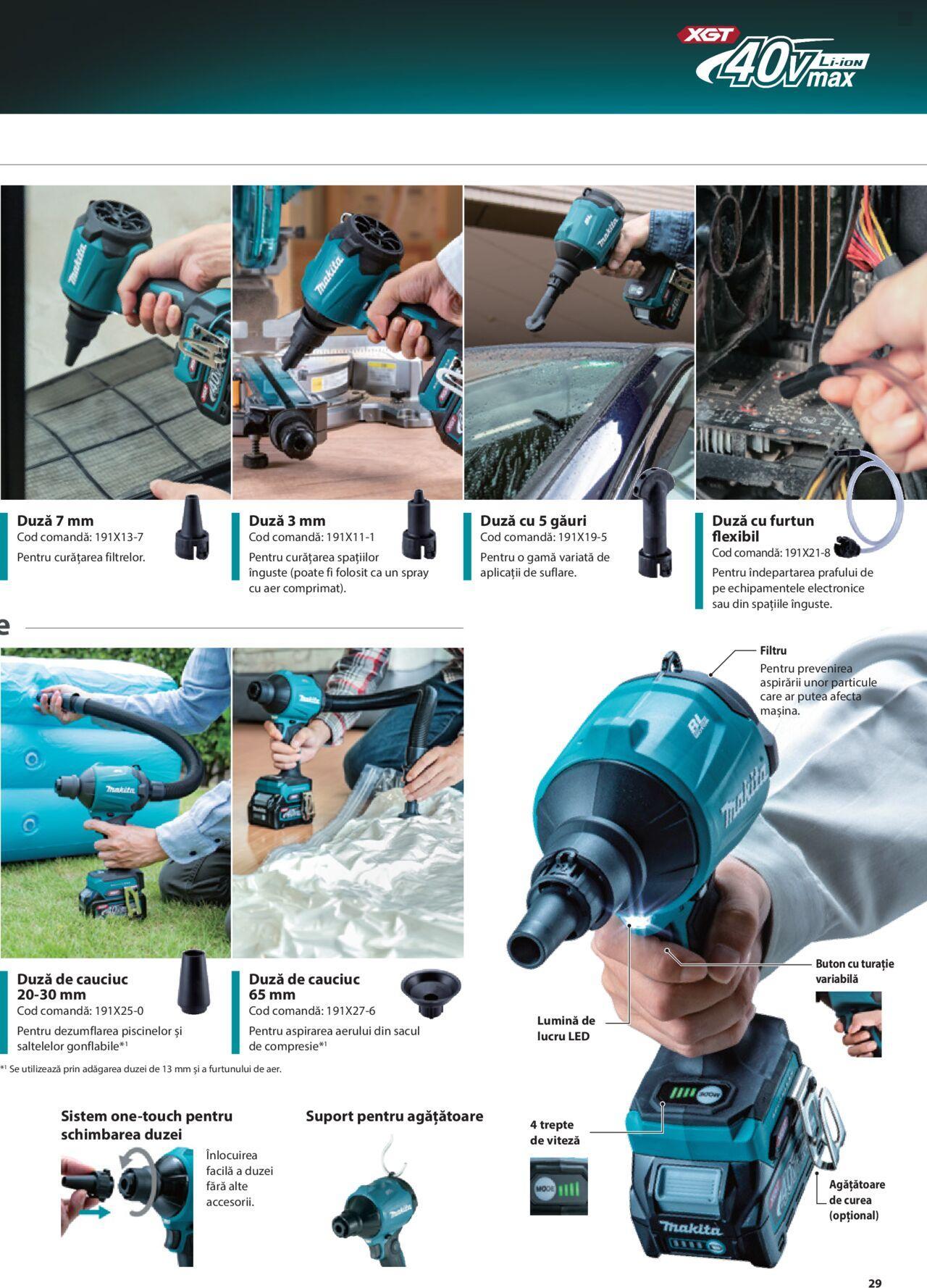 makita - Makita catalog - Masini profesionale Makita XGT de joi 20.06.2024 - page: 29