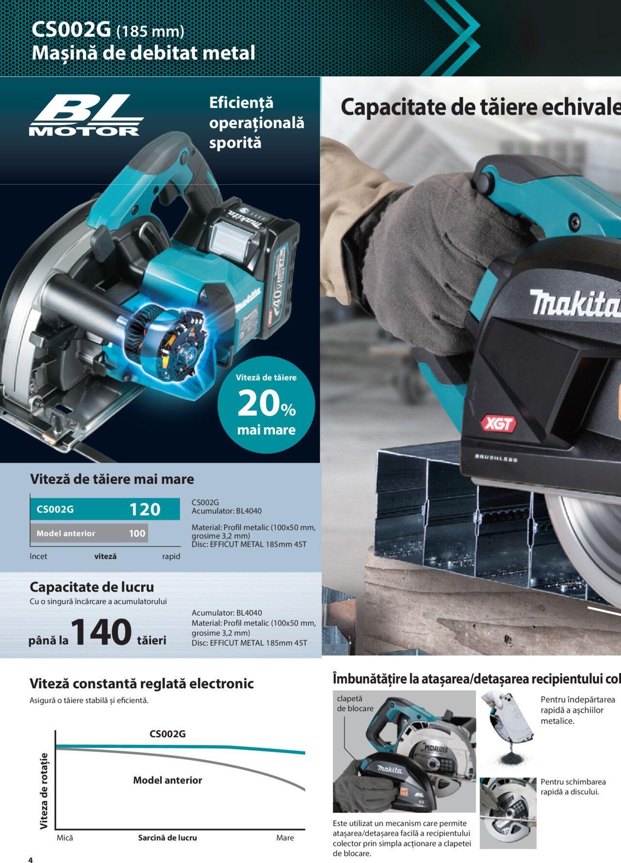 makita - Makita catalog - Masini profesionale Makita XGT de joi 20.06.2024 - page: 4