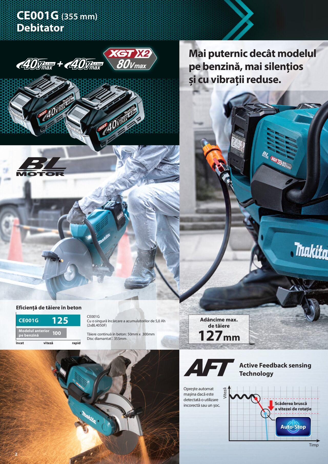 makita - Makita catalog - Masini profesionale Makita XGT de joi 20.06.2024 - page: 2