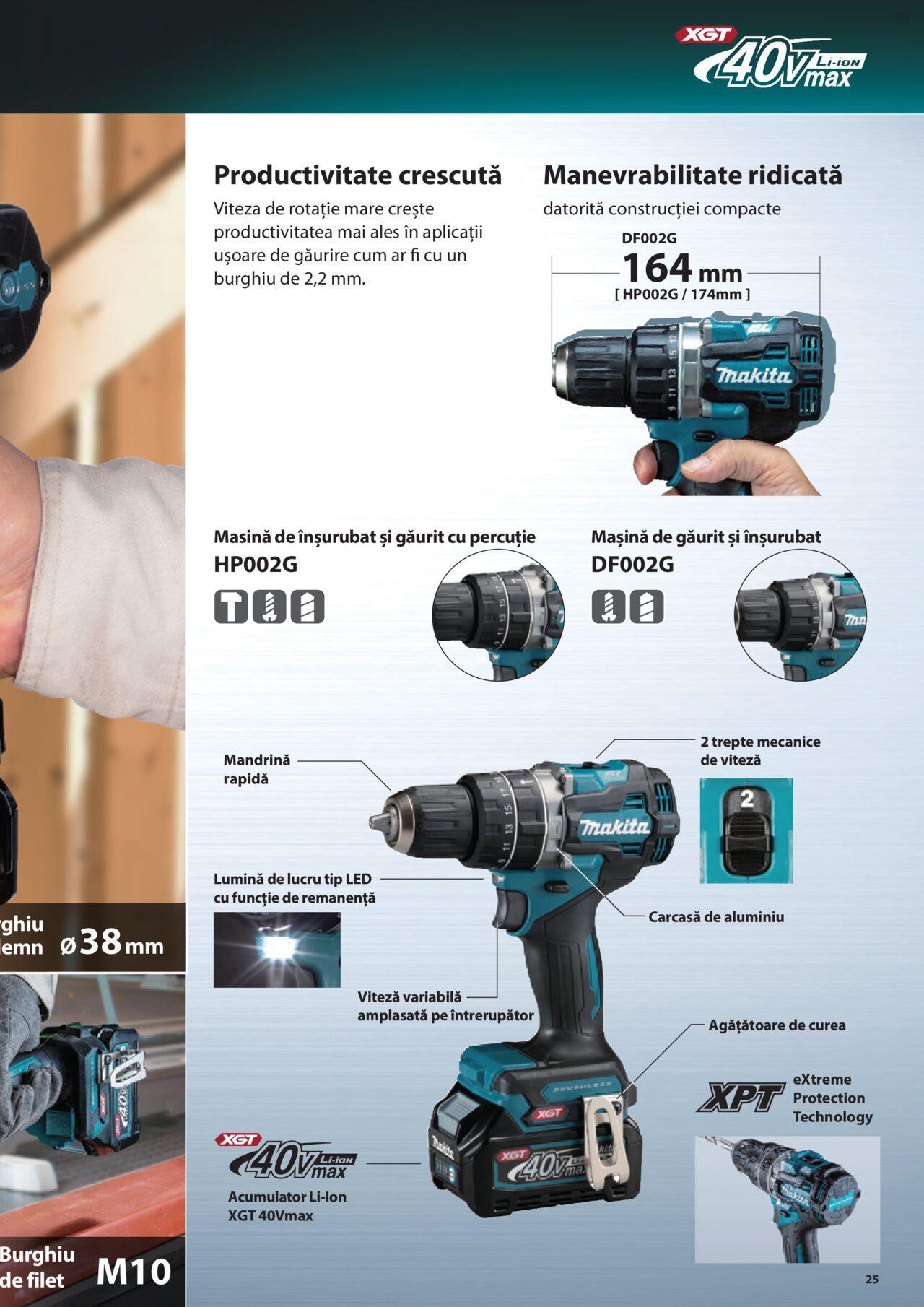 makita - Makita catalog - Masini profesionale Makita XGT de joi 20.06.2024 - page: 25