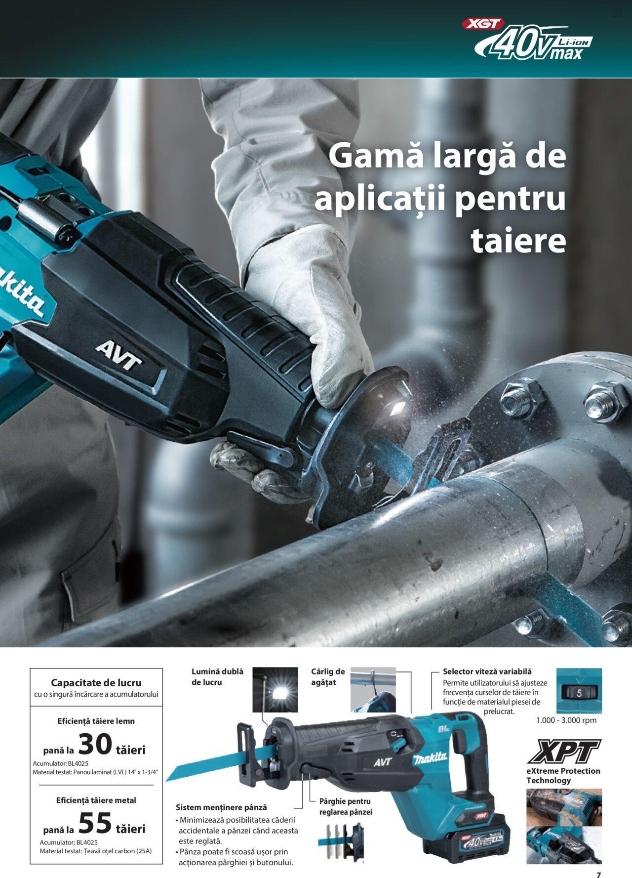 makita - Makita catalog - Masini profesionale Makita XGT de joi 20.06.2024 - page: 7