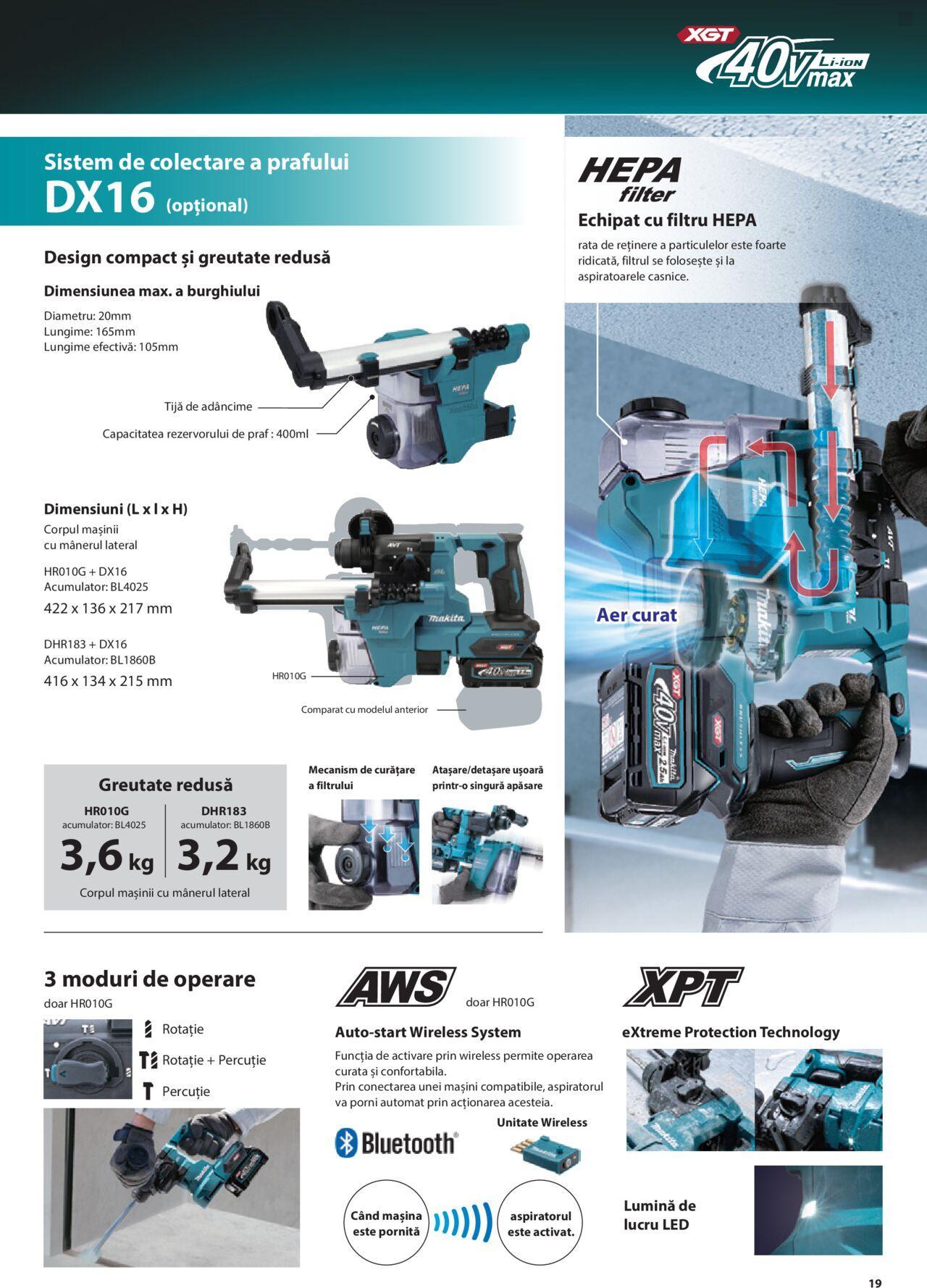 makita - Makita catalog - Masini profesionale Makita XGT de joi 20.06.2024 - page: 19