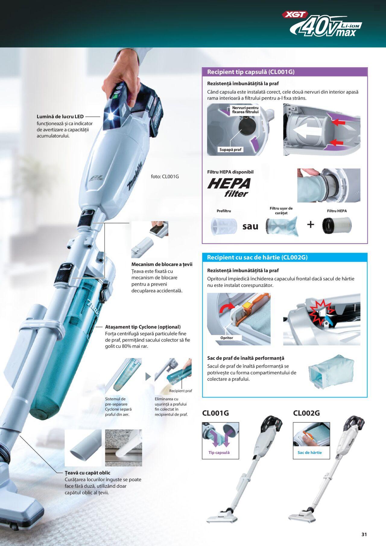 makita - Makita catalog - Masini profesionale Makita XGT de joi 20.06.2024 - page: 31