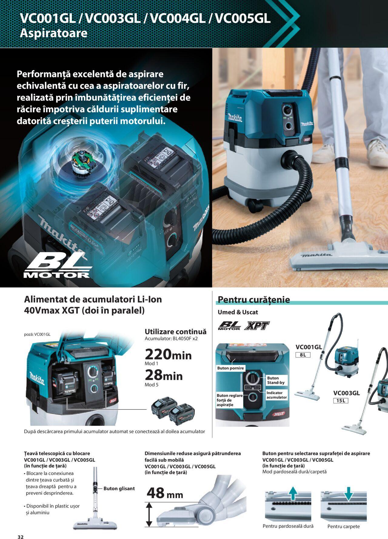 makita - Makita catalog - Masini profesionale Makita XGT de joi 20.06.2024 - page: 32