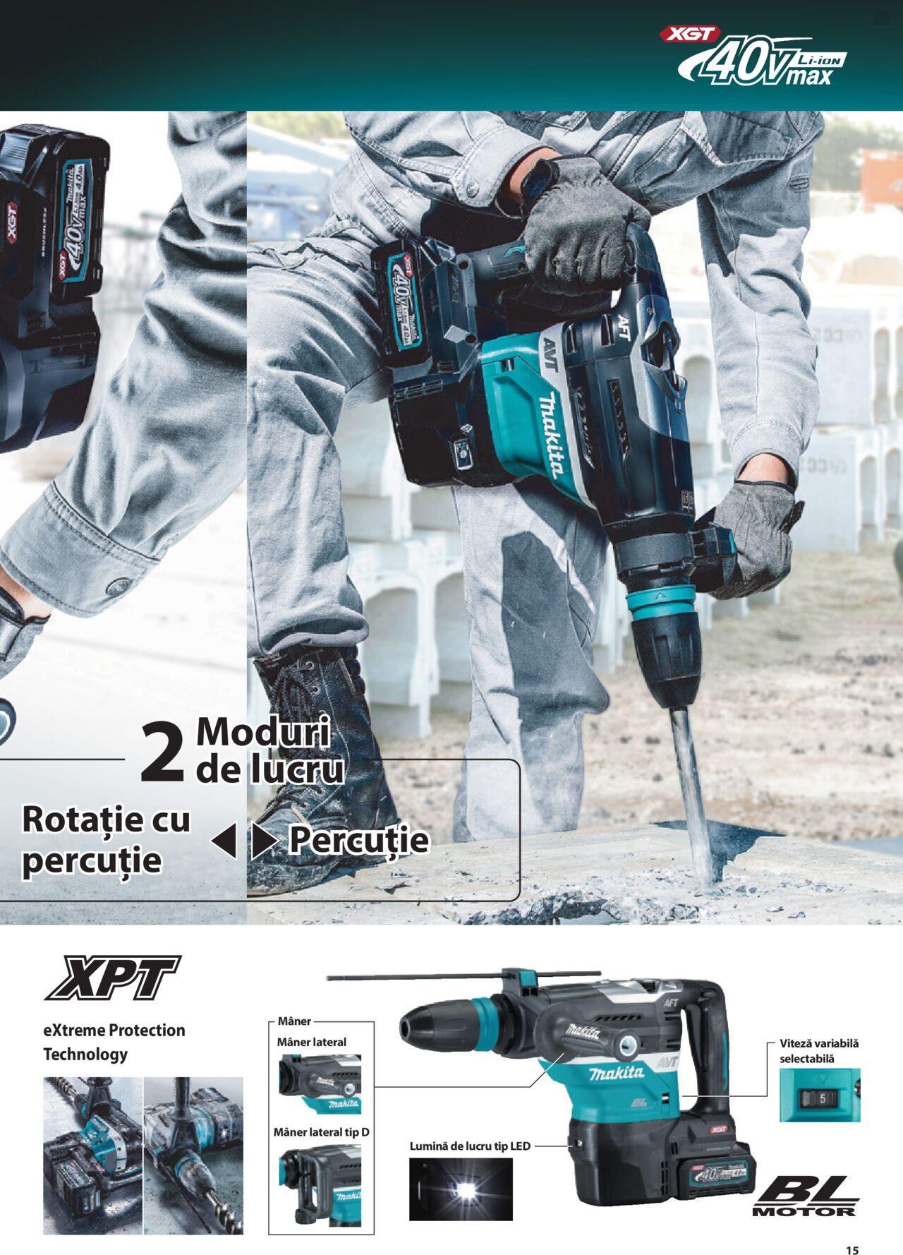 makita - Makita catalog - Masini profesionale Makita XGT de joi 20.06.2024 - page: 15