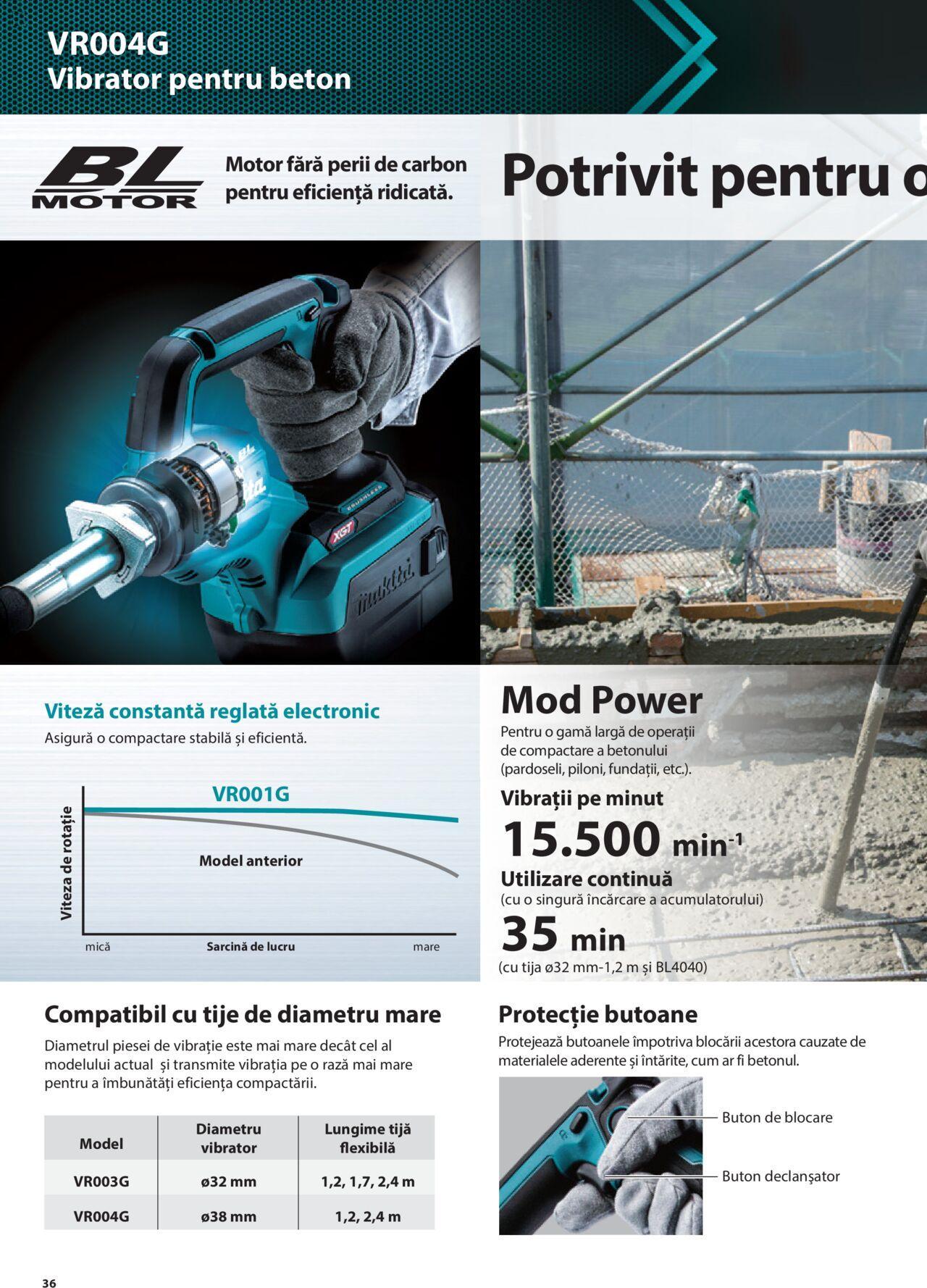 makita - Makita catalog - Masini profesionale Makita XGT de joi 20.06.2024 - page: 36