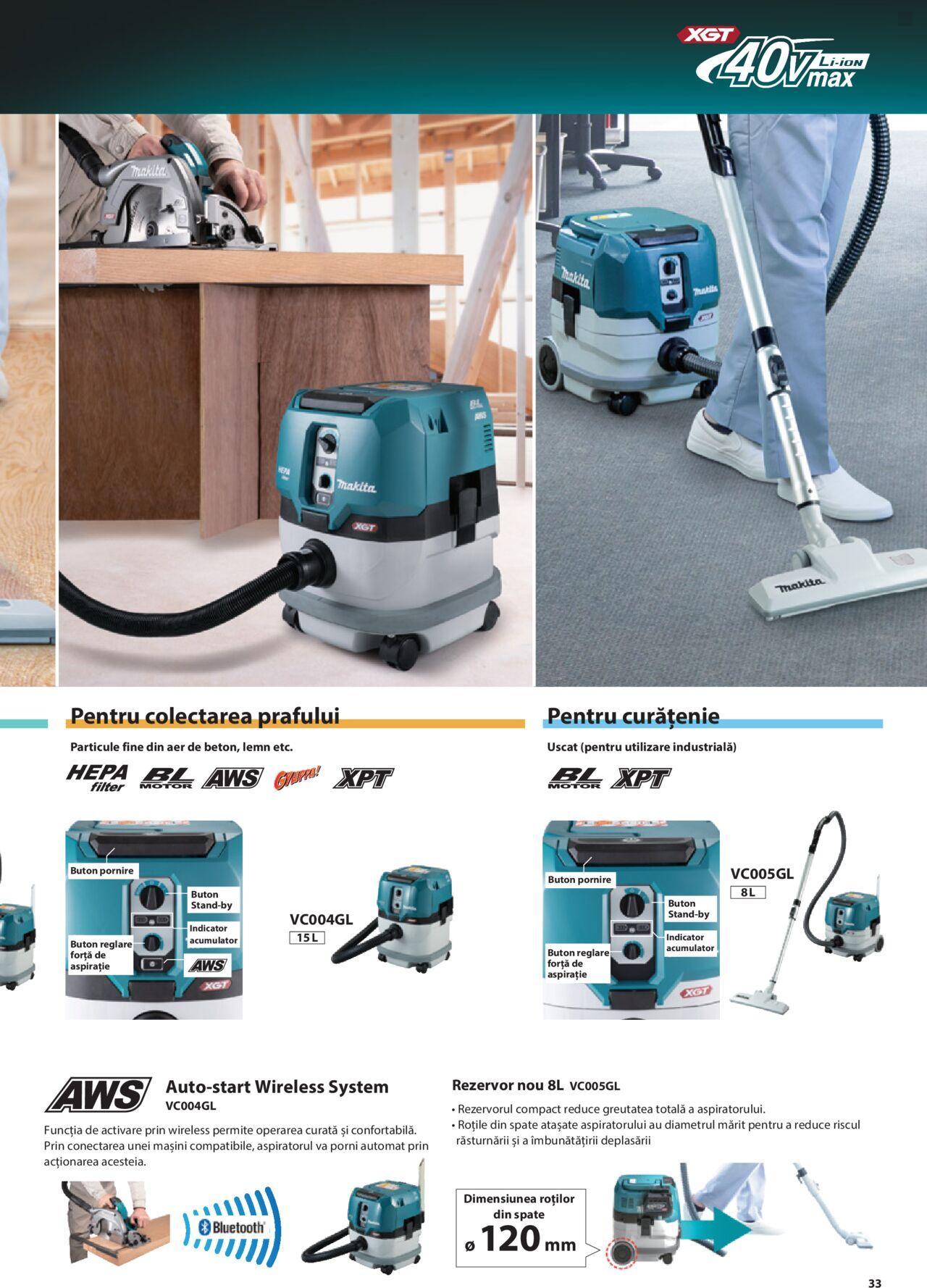 makita - Makita catalog - Masini profesionale Makita XGT de joi 20.06.2024 - page: 33