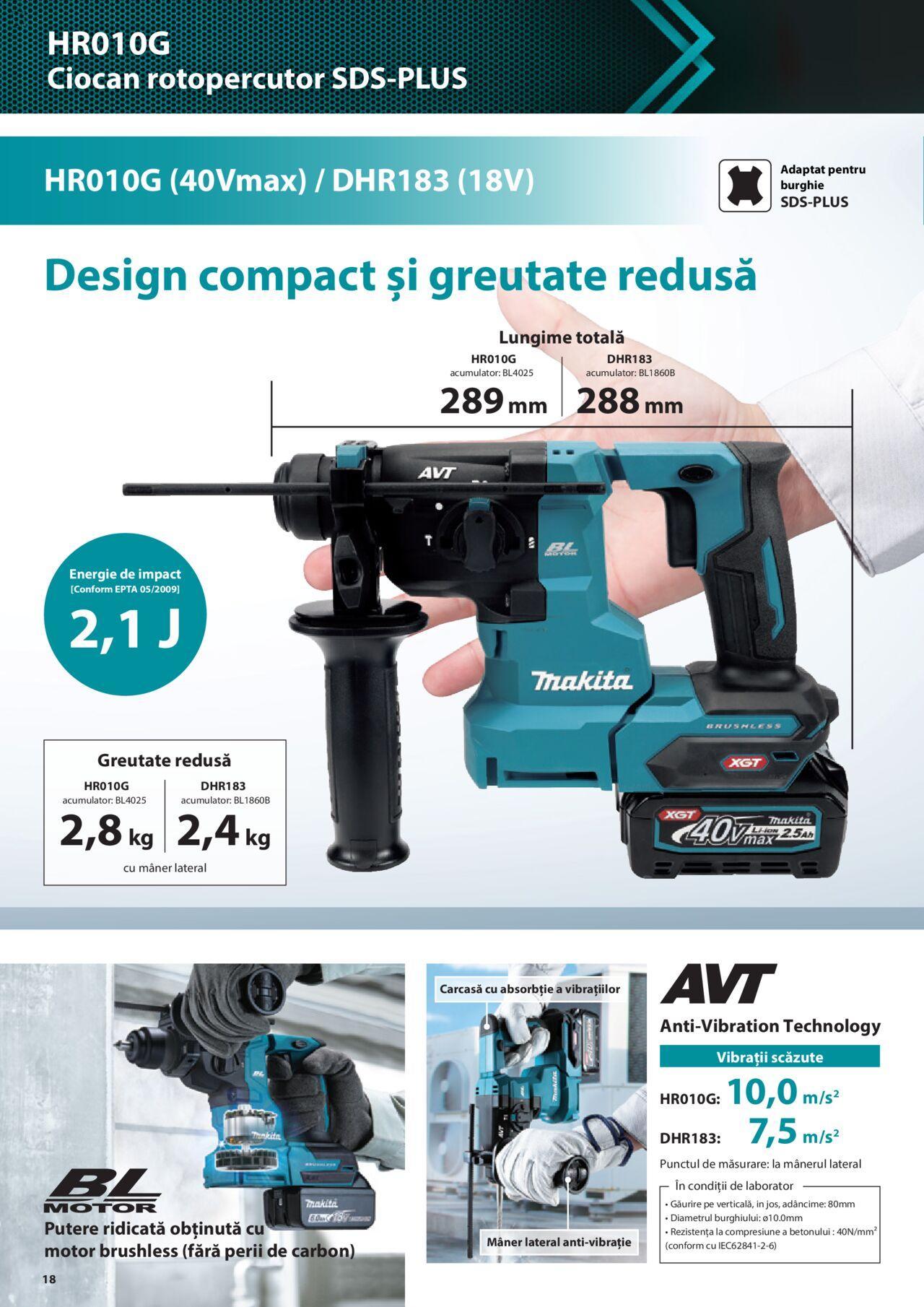 makita - Makita catalog - Masini profesionale Makita XGT de joi 20.06.2024 - page: 18