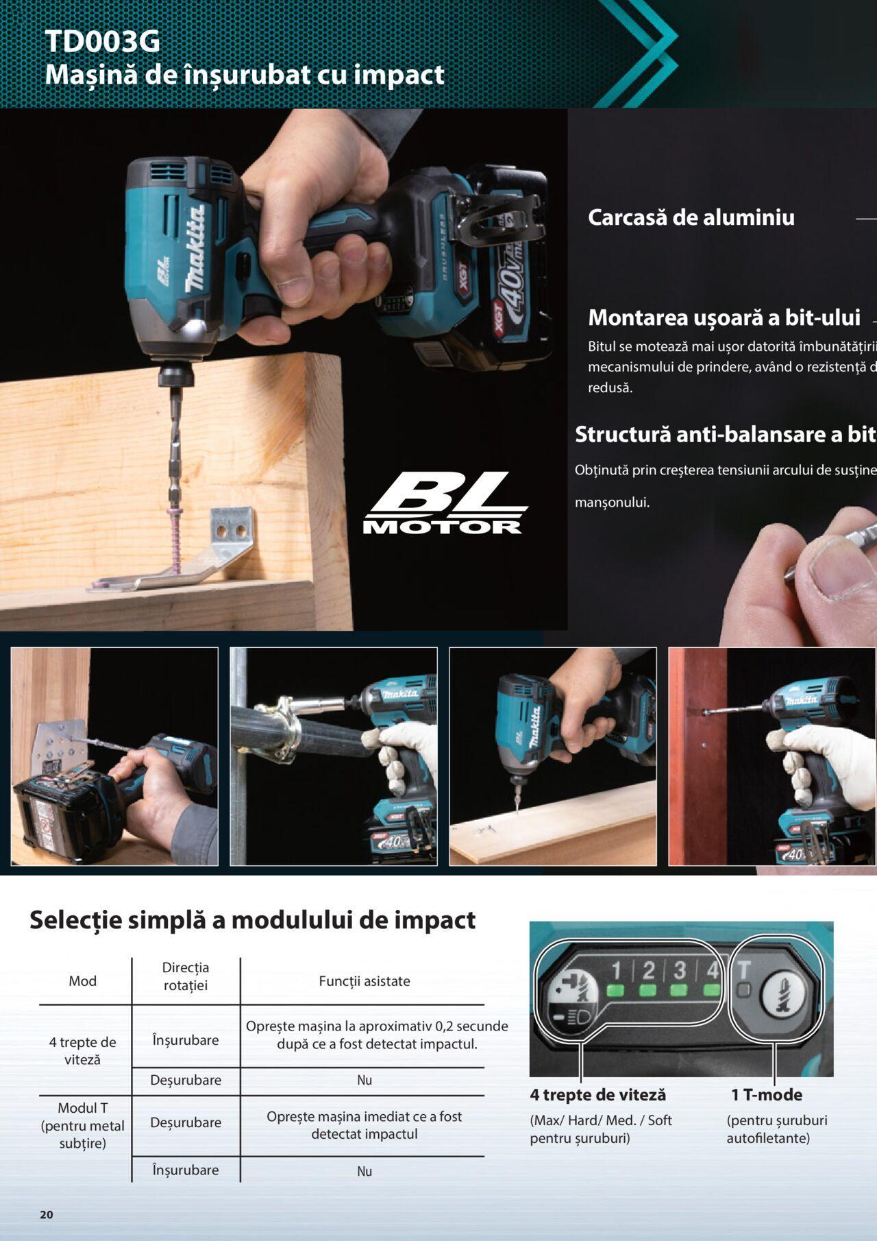 makita - Makita catalog - Masini profesionale Makita XGT de joi 20.06.2024 - page: 20