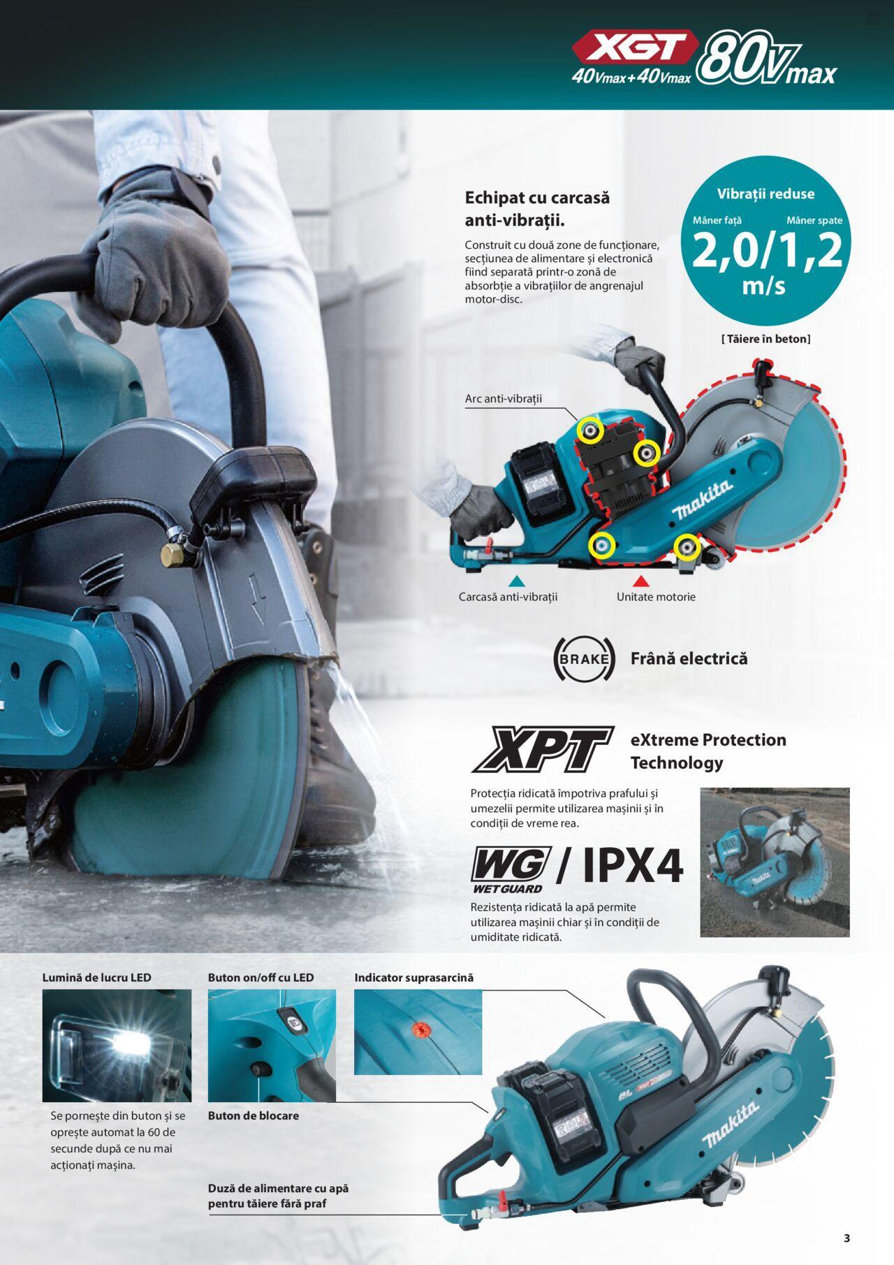 makita - Makita catalog - Masini profesionale Makita XGT de joi 20.06.2024 - page: 3