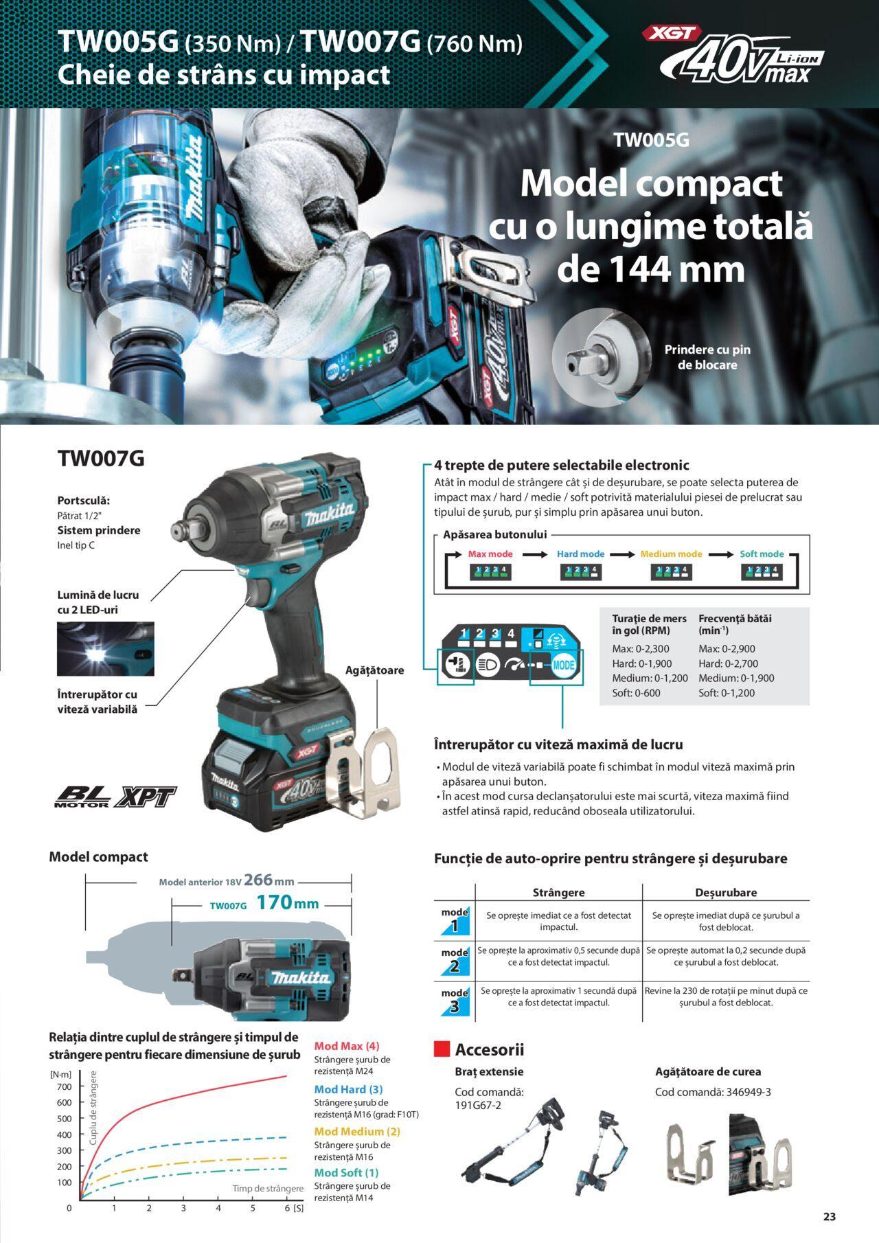 makita - Makita catalog - Masini profesionale Makita XGT de joi 20.06.2024 - page: 23