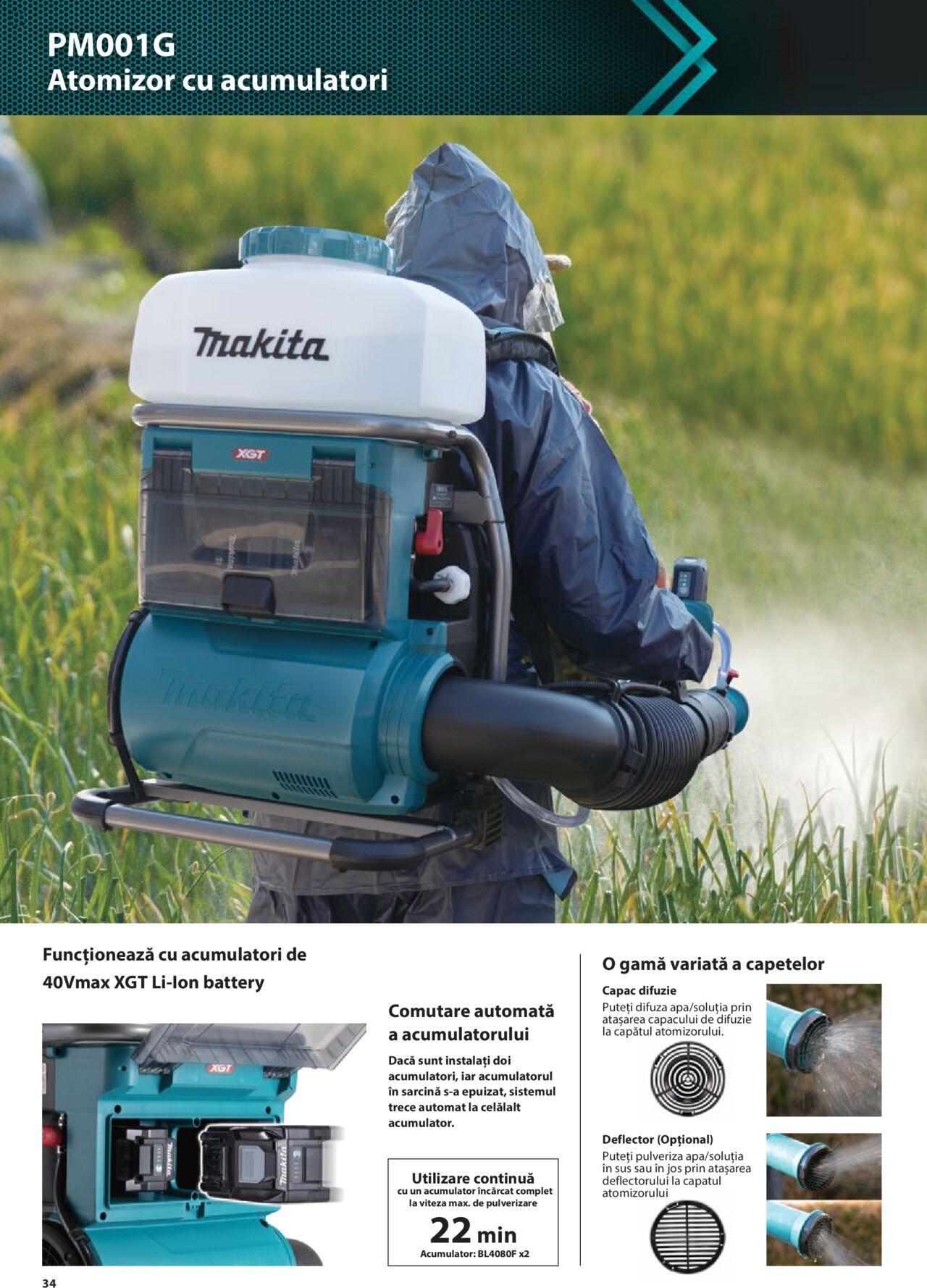 makita - Makita catalog - Masini de gradina Makita XGT de joi 20.06.2024 - page: 34