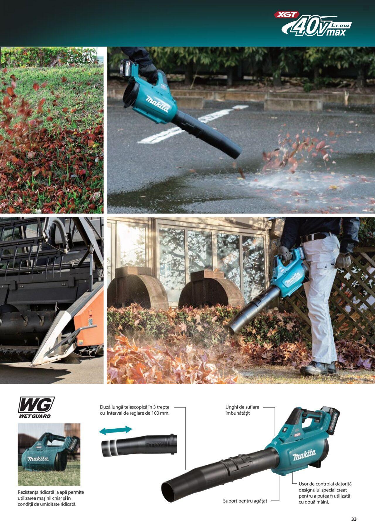 makita - Makita catalog - Masini de gradina Makita XGT de joi 20.06.2024 - page: 33