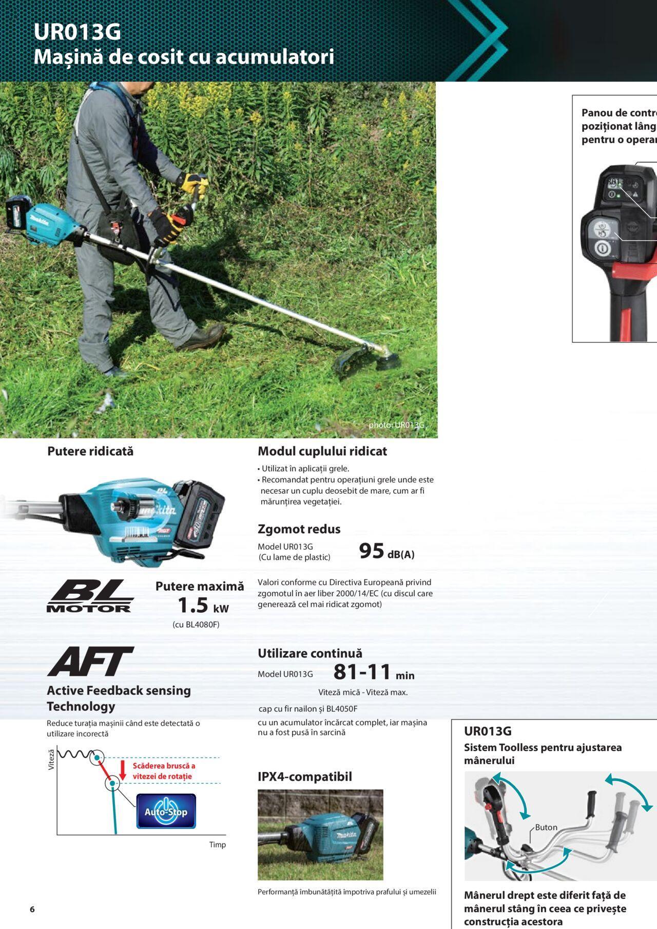 makita - Makita catalog - Masini de gradina Makita XGT de joi 20.06.2024 - page: 6