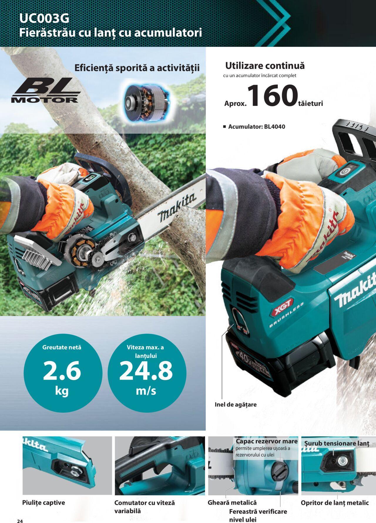 makita - Makita catalog - Masini de gradina Makita XGT de joi 20.06.2024 - page: 24