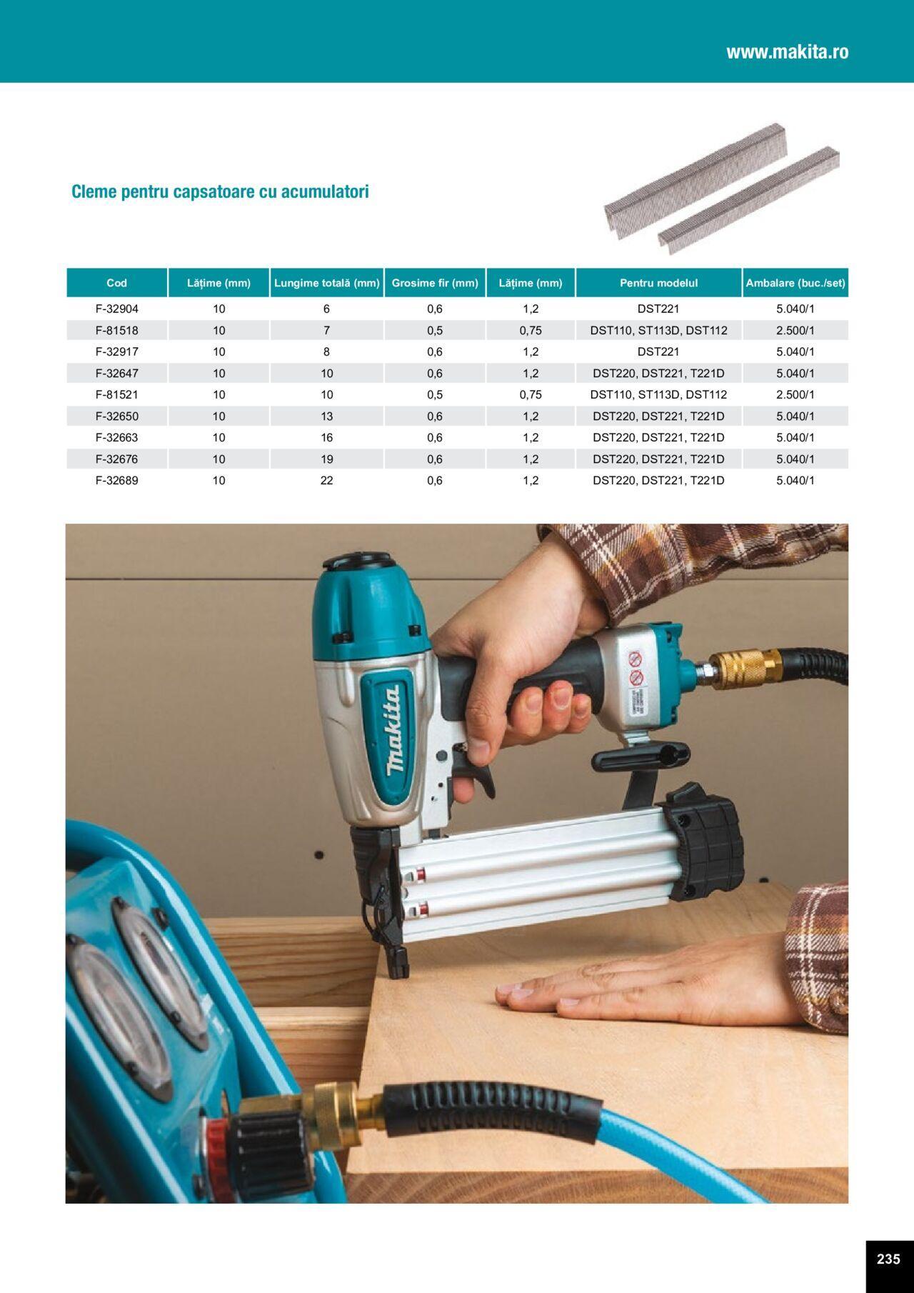 makita - Makita catalog - Accesorii de luni 25.03.2024 - page: 235