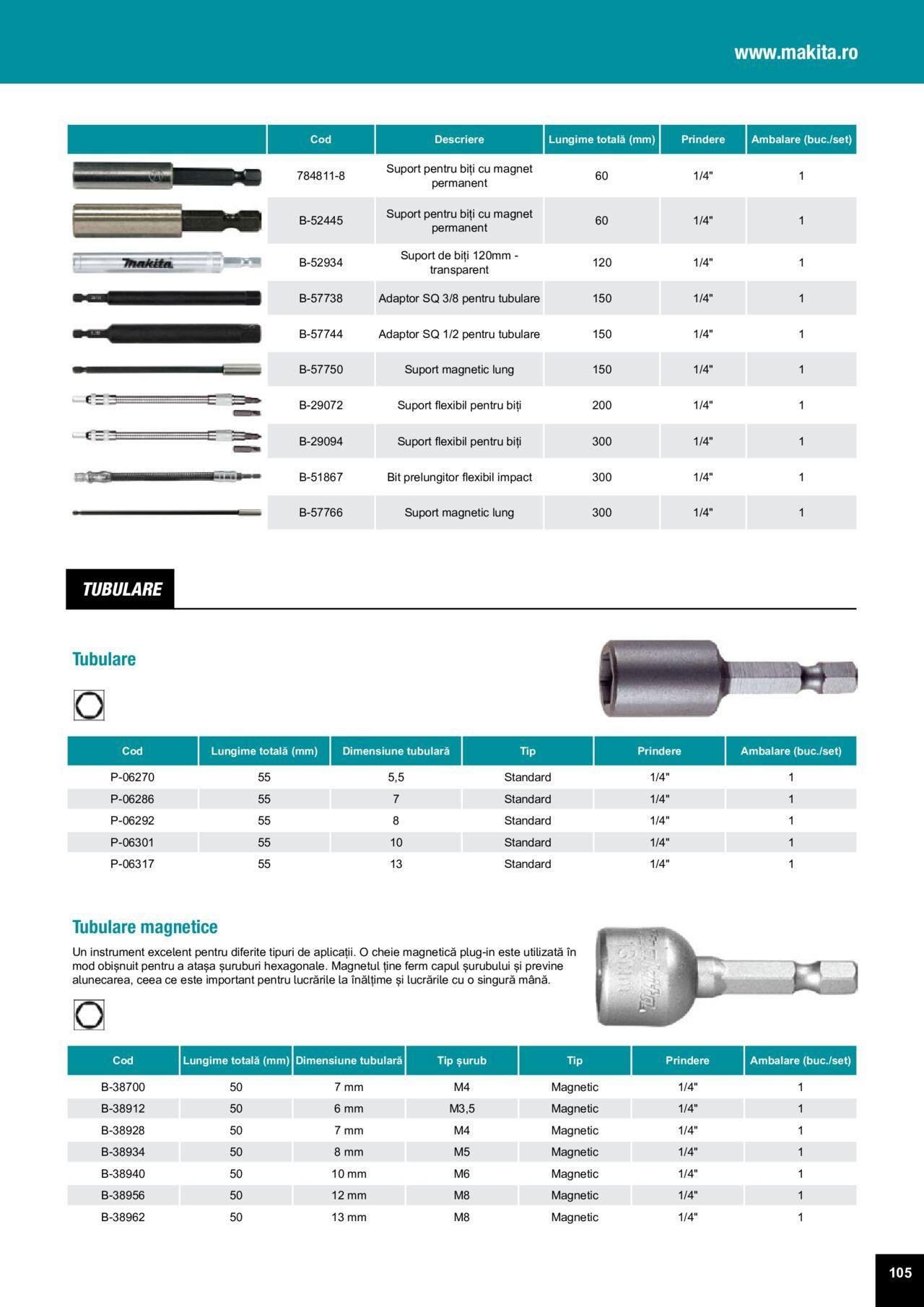 makita - Makita catalog - Accesorii de luni 25.03.2024 - page: 105