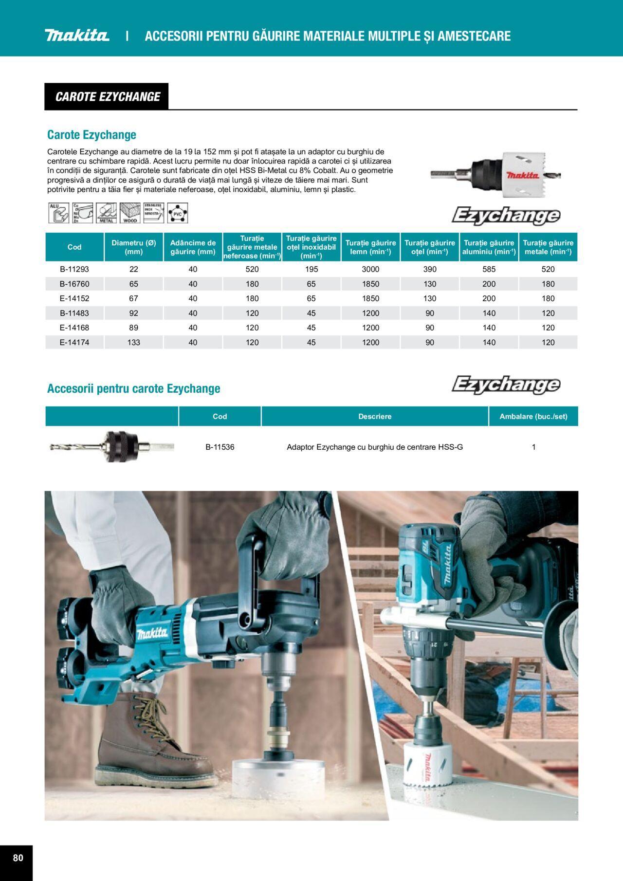 makita - Makita catalog - Accesorii de luni 25.03.2024 - page: 80