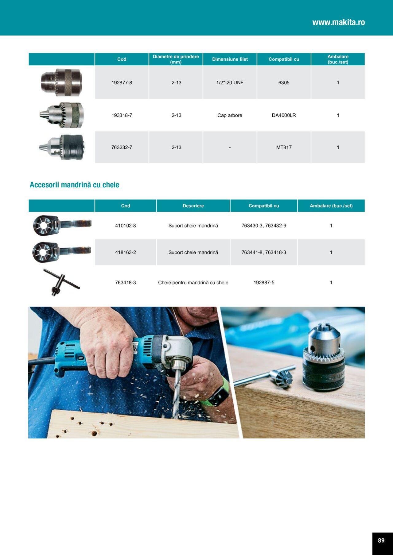 makita - Makita catalog - Accesorii de luni 25.03.2024 - page: 89