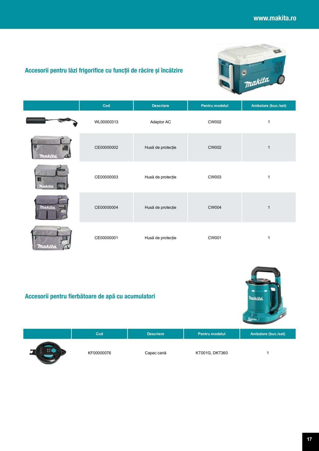 makita - Makita catalog - Accesorii de luni 25.03.2024 - page: 17