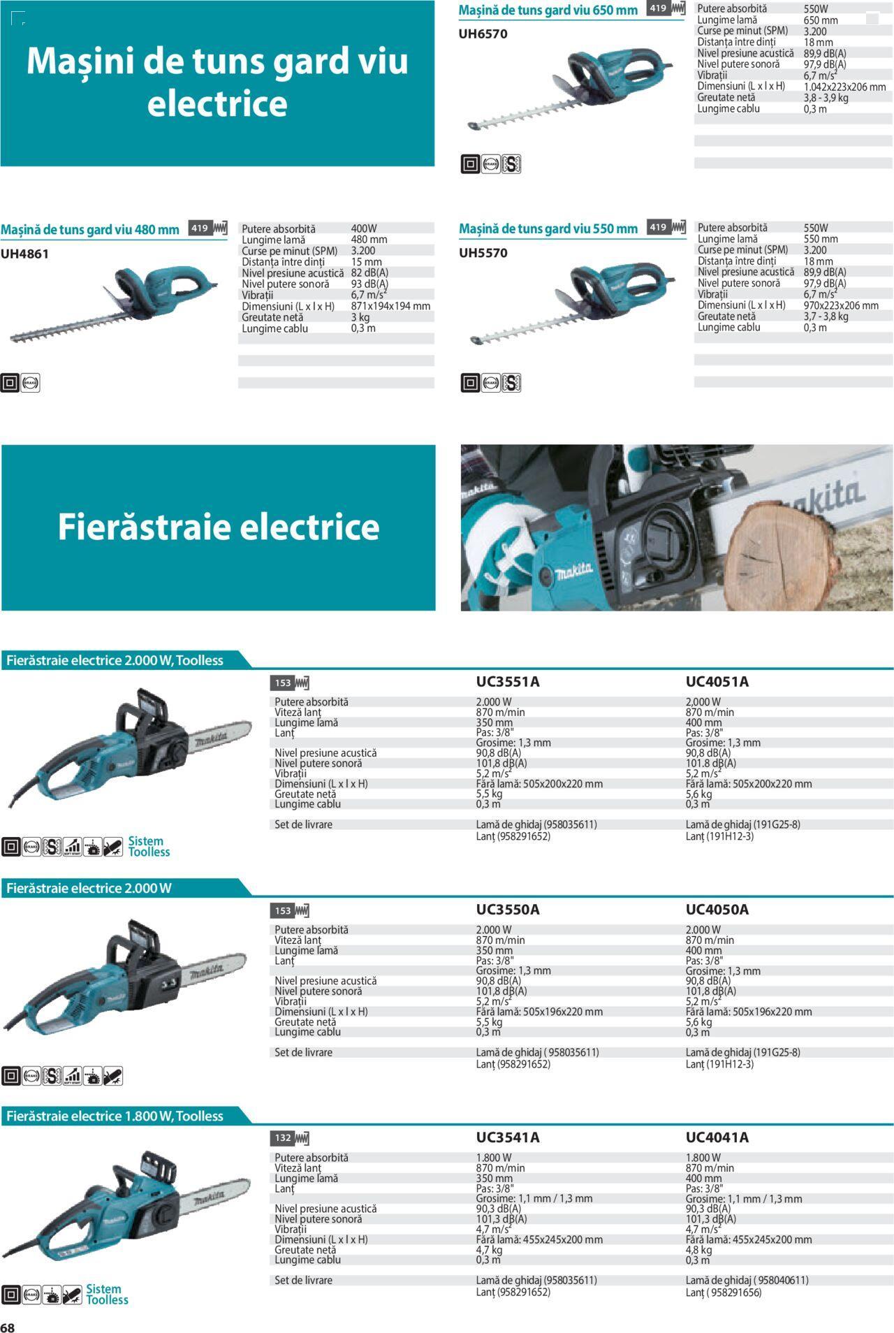 makita - Makita catalog - Mașini de Grădină de joi 01.02.2024 - page: 68