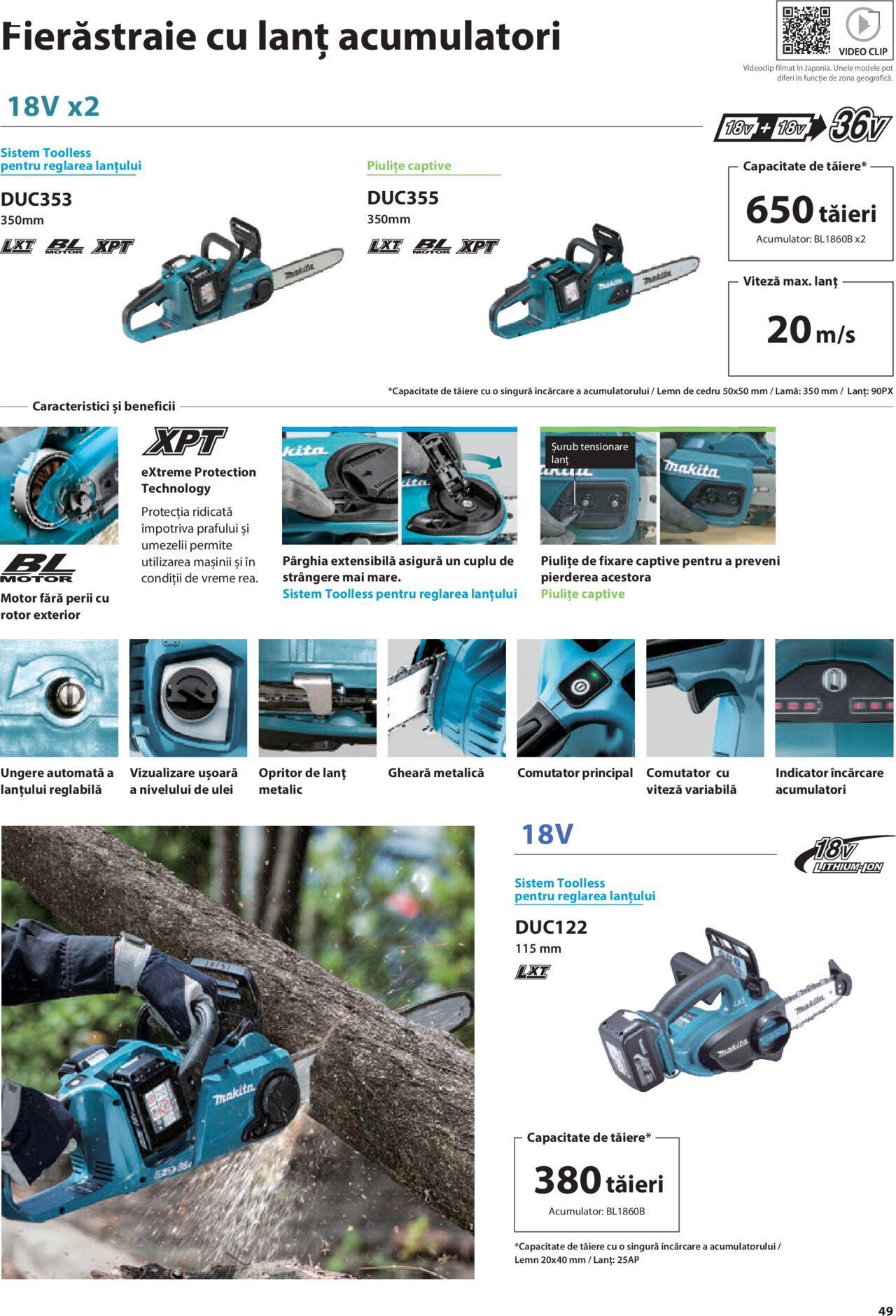 makita - Makita catalog - Mașini de Grădină de joi 01.02.2024 - page: 49