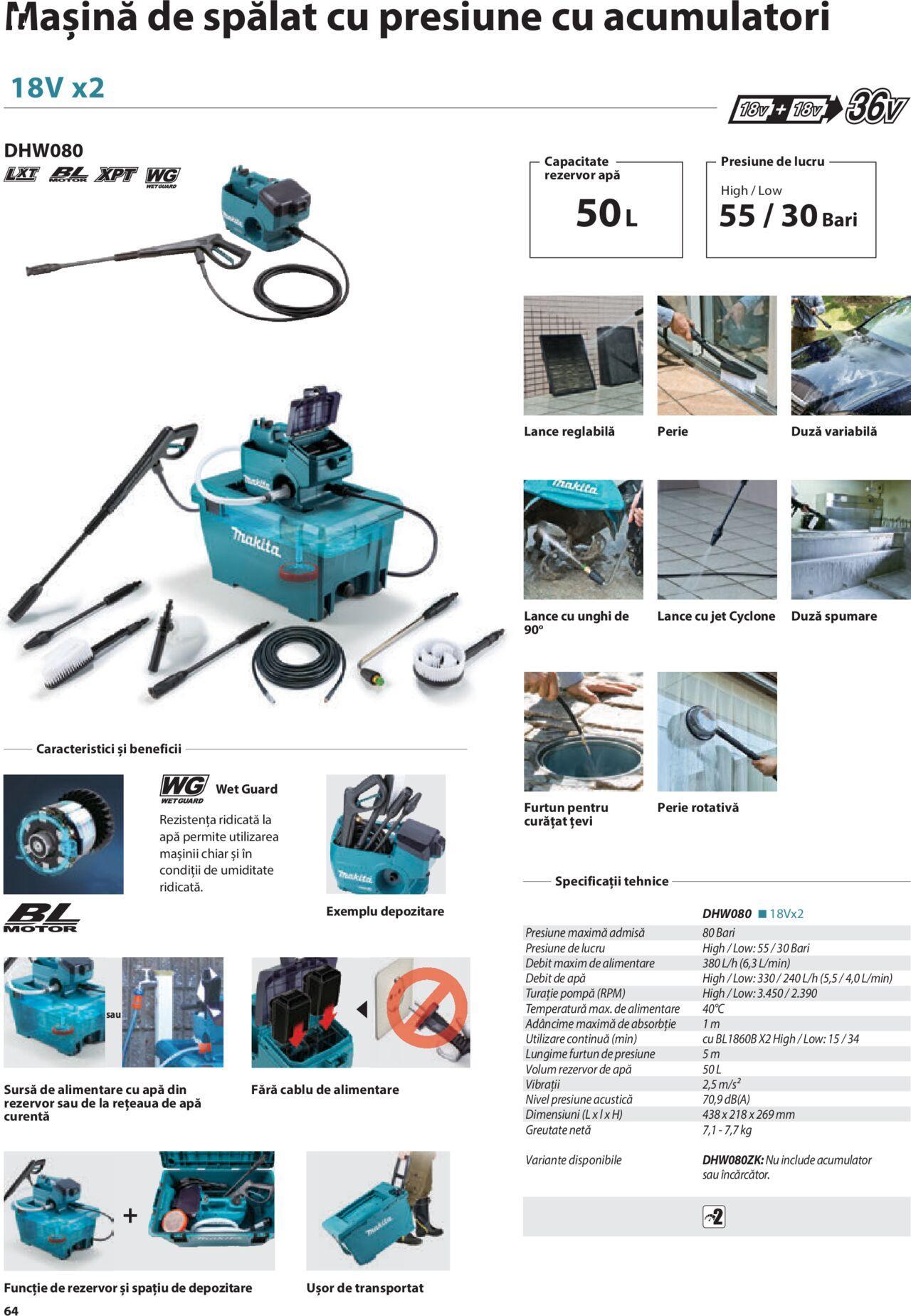 makita - Makita catalog - Mașini de Grădină de joi 01.02.2024 - page: 64