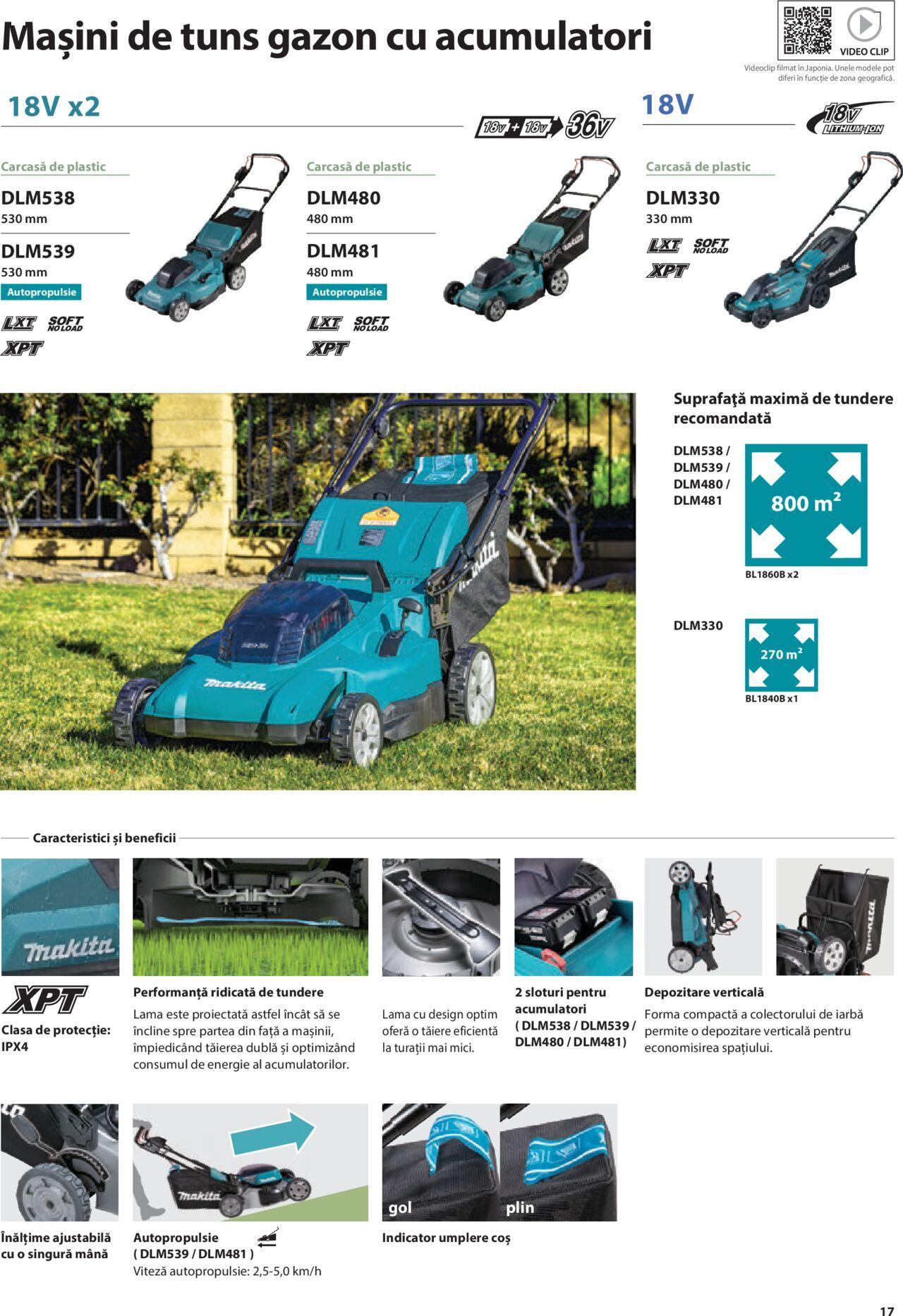 makita - Makita catalog - Mașini de Grădină de joi 01.02.2024 - page: 17