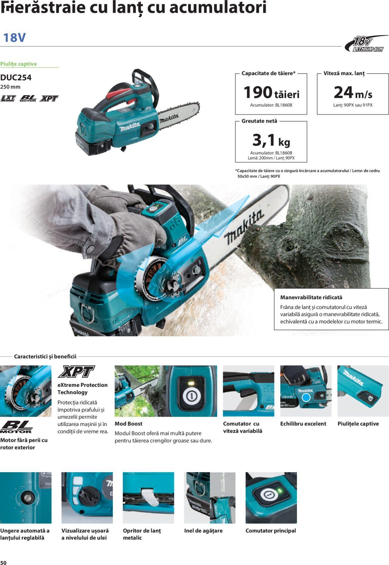 makita - Makita catalog - Mașini de Grădină de joi 01.02.2024 - page: 50