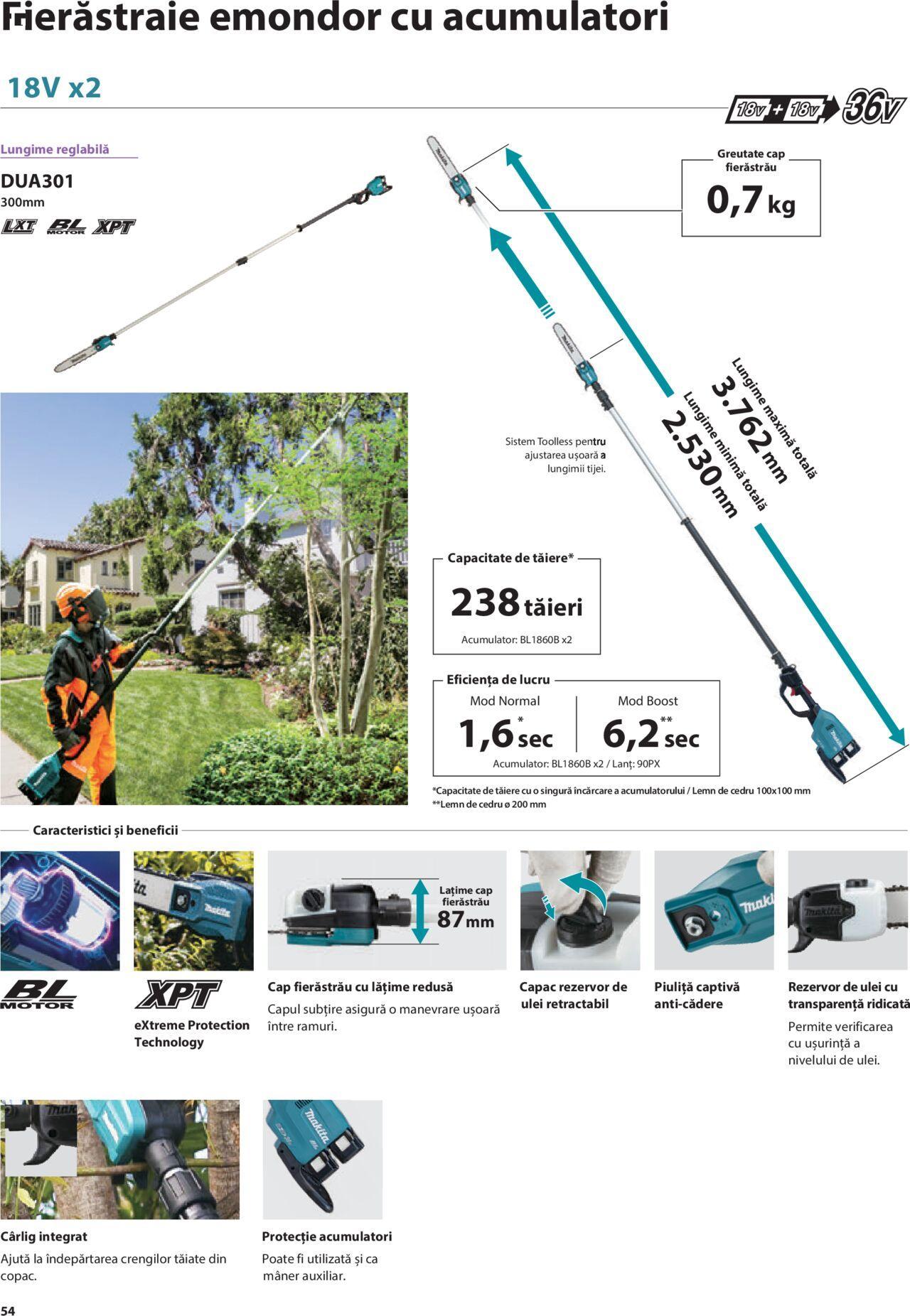 makita - Makita catalog - Mașini de Grădină de joi 01.02.2024 - page: 54