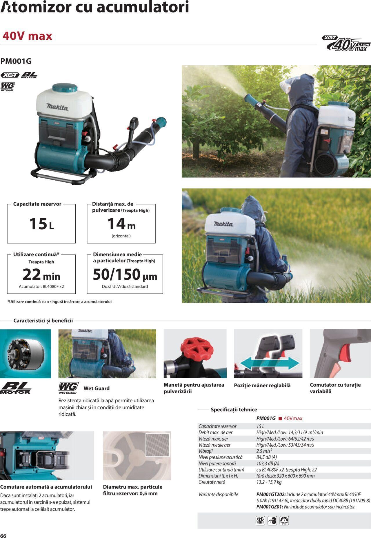 makita - Makita catalog - Mașini de Grădină de joi 01.02.2024 - page: 66