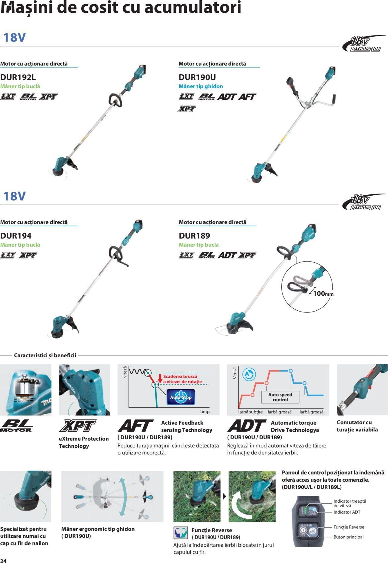 makita - Makita catalog - Mașini de Grădină de joi 01.02.2024 - page: 24