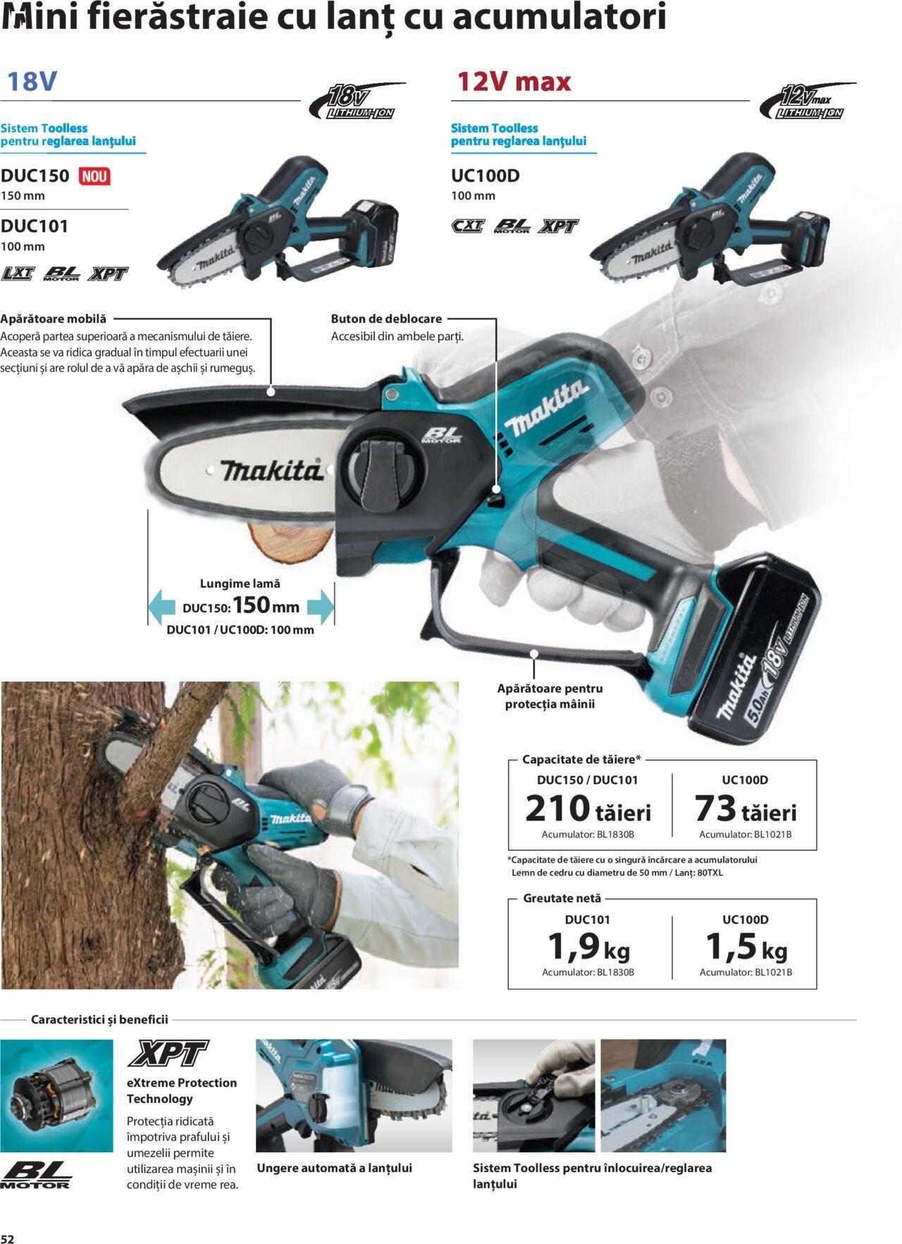 makita - Makita catalog - Mașini de Grădină de joi 01.02.2024 - page: 52