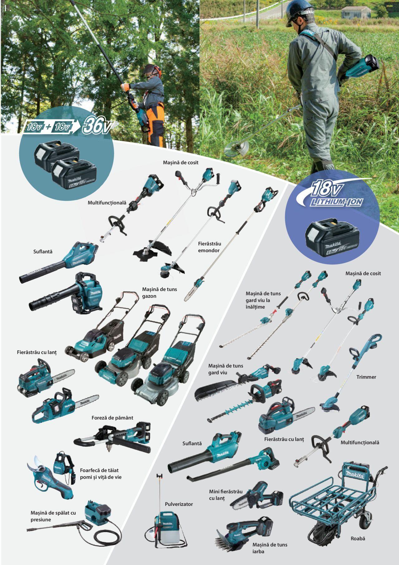 makita - Makita catalog - Mașini de Grădină de joi 01.02.2024 - page: 5