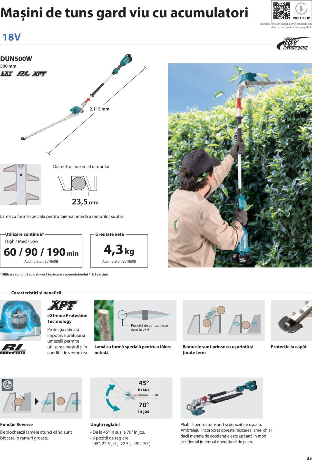 makita - Makita catalog - Mașini de Grădină de joi 01.02.2024 - page: 35